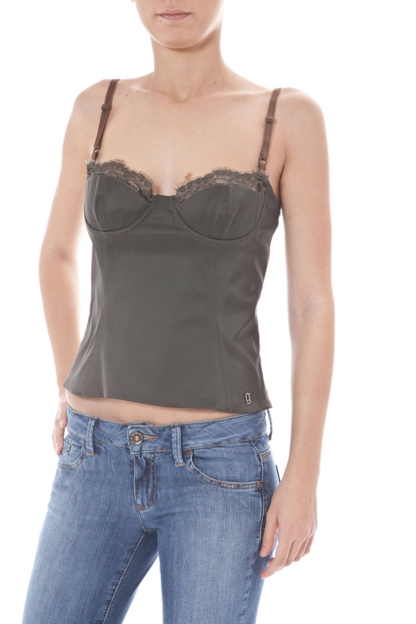 JOHN GALLIANO TOP DONNA - Verde - immagine 2