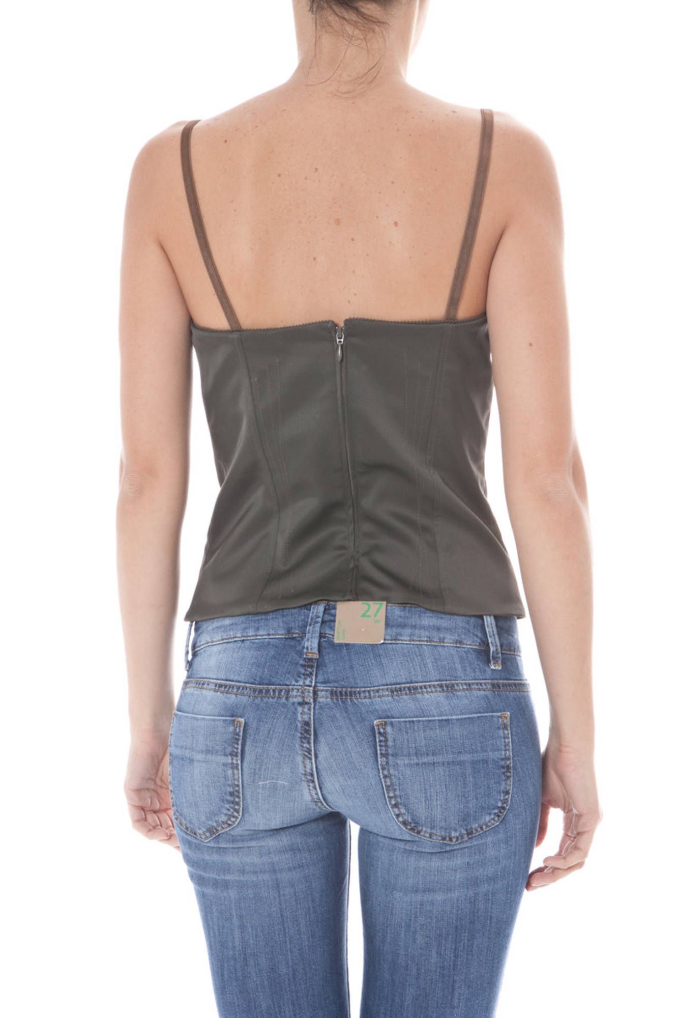 JOHN GALLIANO TOP DONNA - Verde - immagine 3