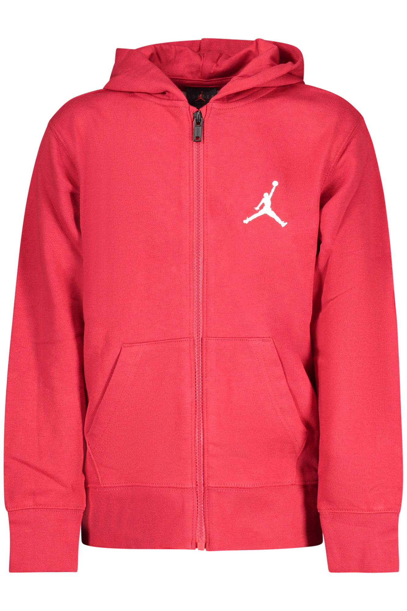 JORDAN FELPA CON ZIP BAMBINO - Rosso