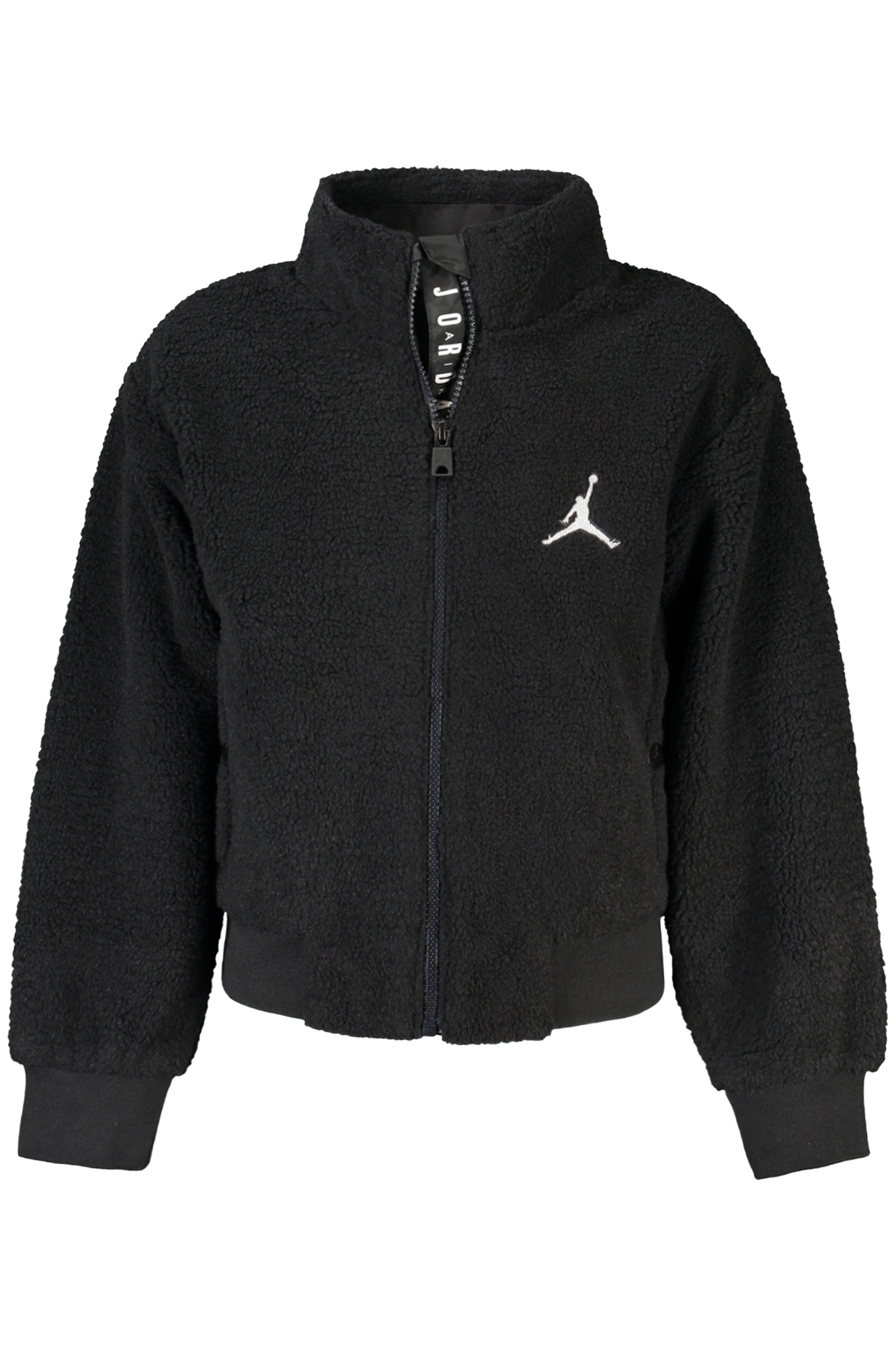 JORDAN FELPA CON ZIP DONNA - Nero