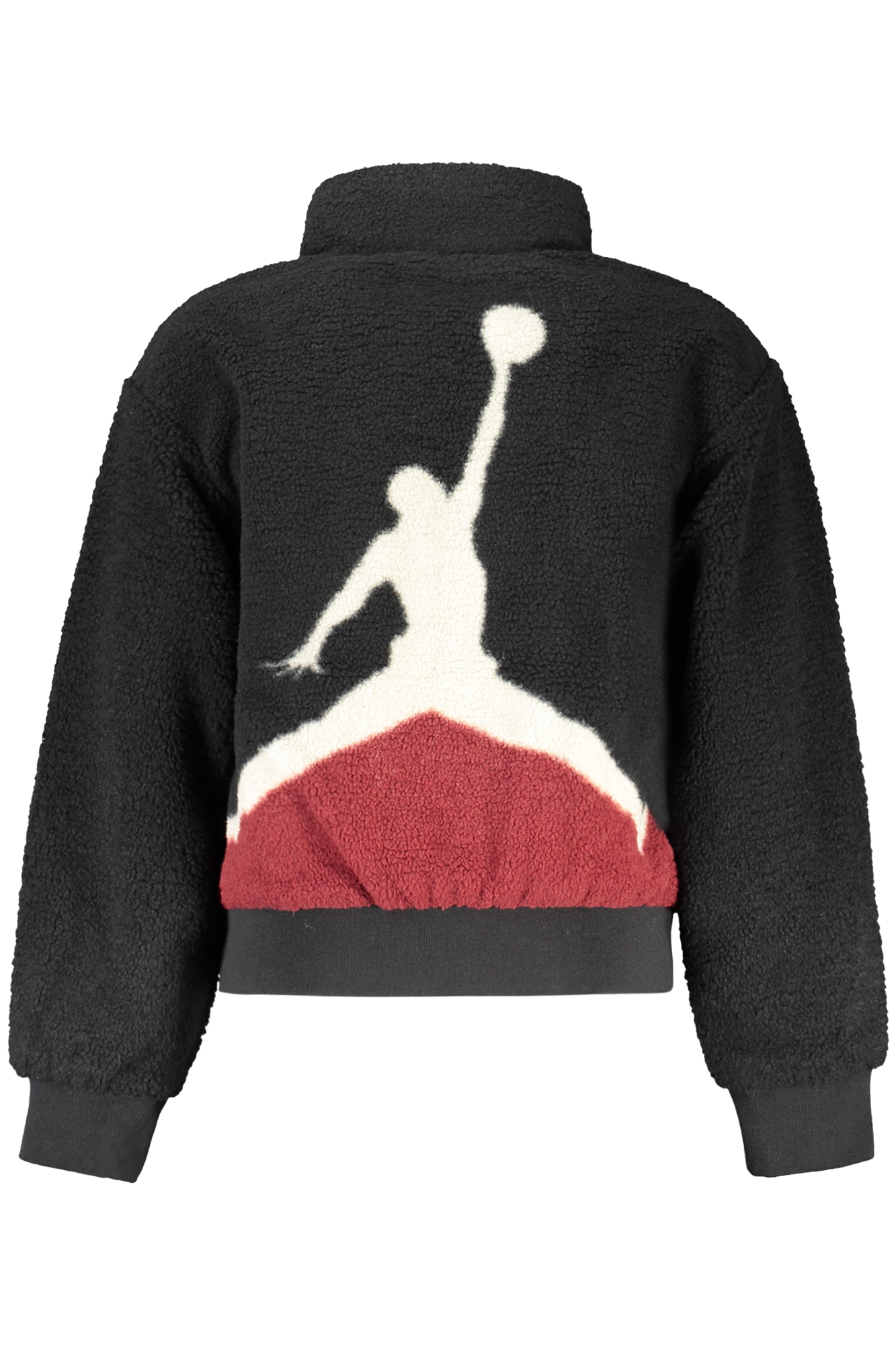 JORDAN FELPA CON ZIP DONNA - Nero - immagine 2