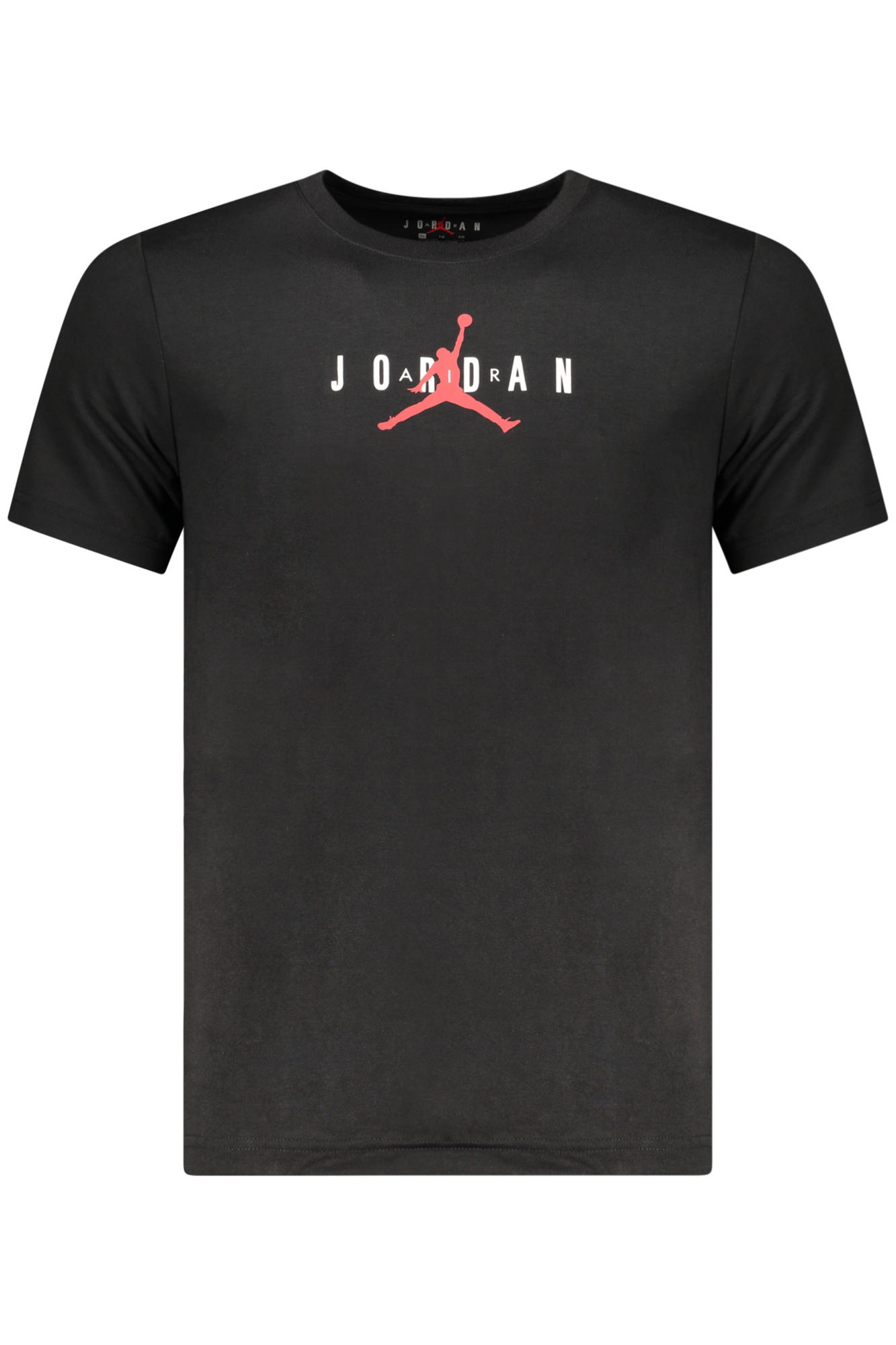 JORDAN T-SHIRT MANICHE CORTE BAMBINO - Nero