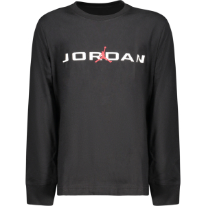 JORDAN T-SHIRT MANICHE LUNGHE BAMBINO - Nero