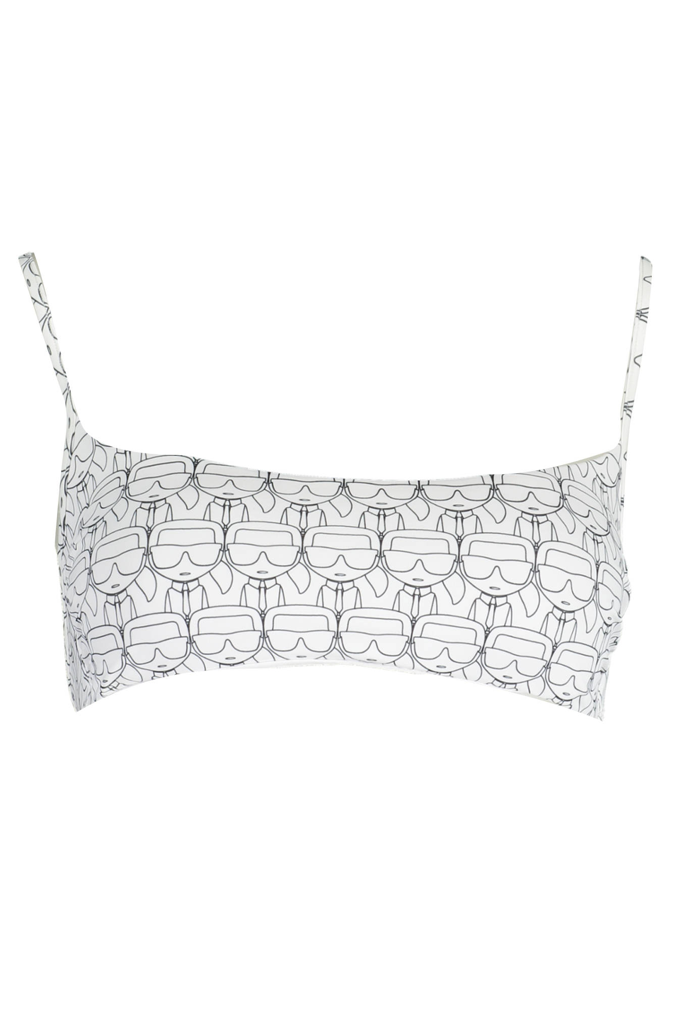KARL LAGERFELD BEACHWEAR COSTUME PARTE SOPRA DONNA - Bianco