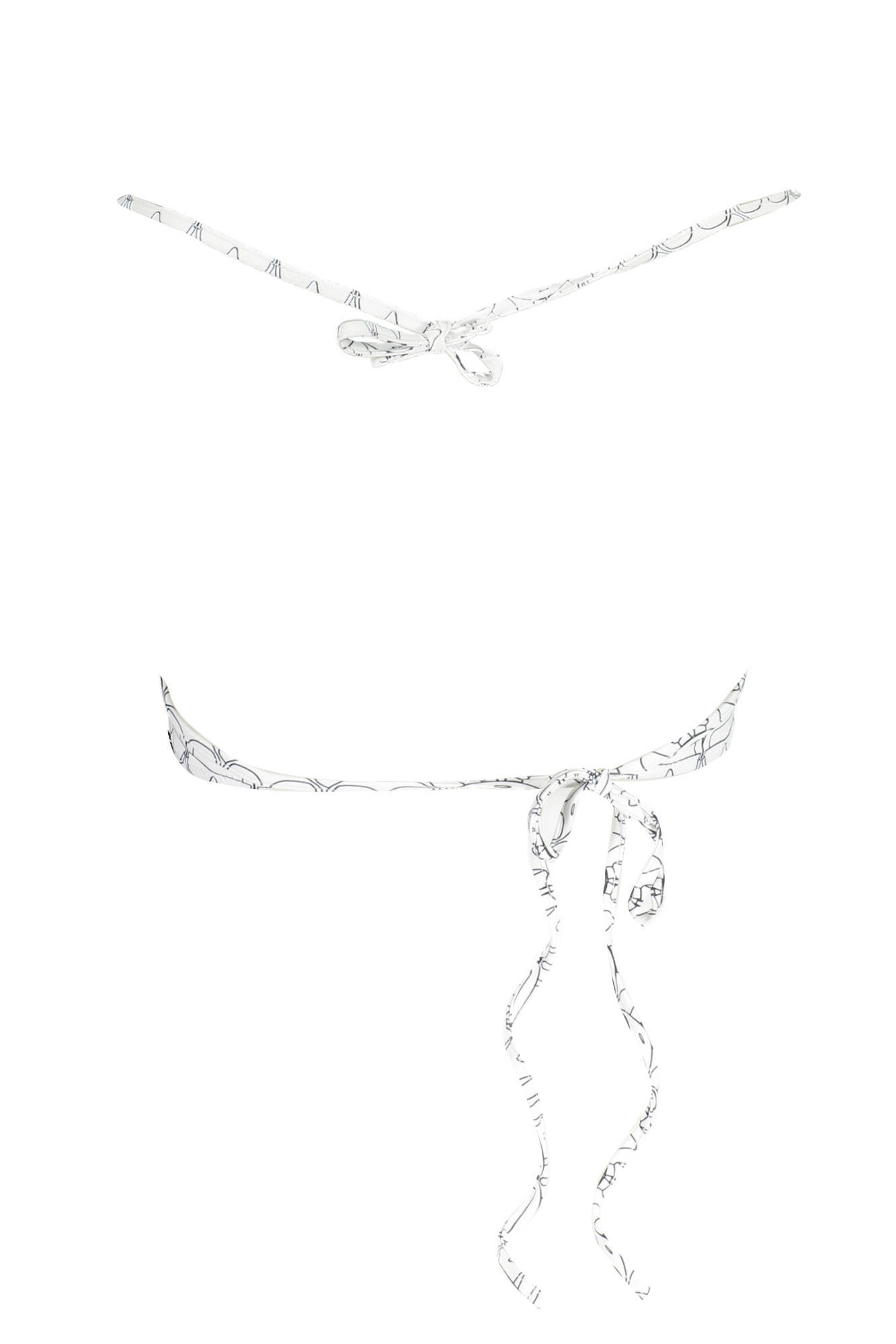 KARL LAGERFELD BEACHWEAR COSTUME PARTE SOPRA DONNA - Bianco - immagine 2