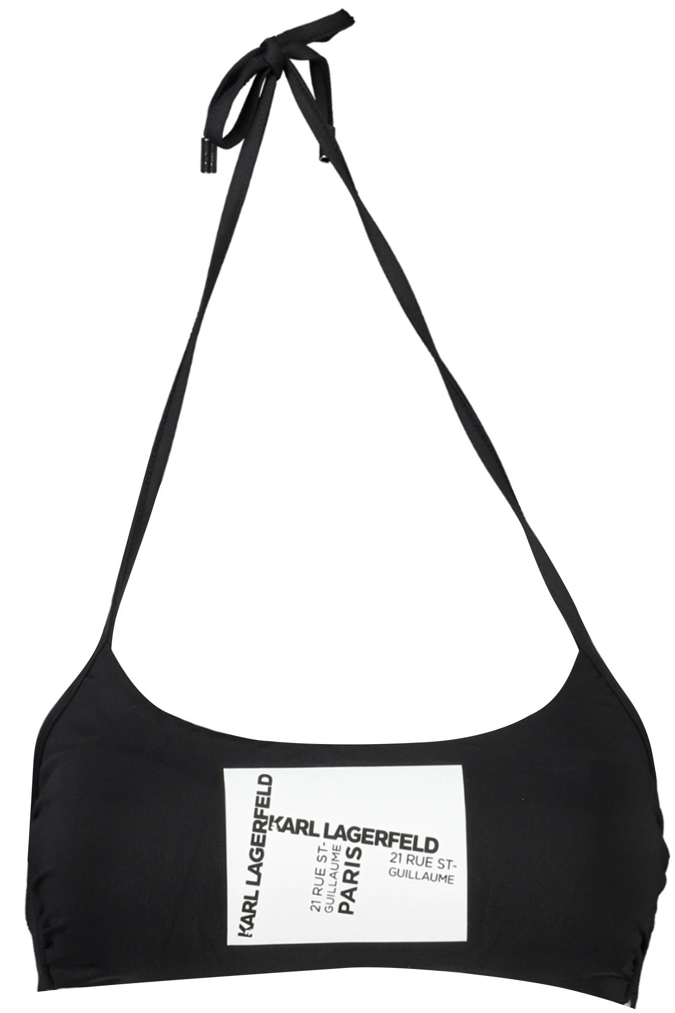 KARL LAGERFELD BEACHWEAR COSTUME PARTE SOPRA DONNA - Nero
