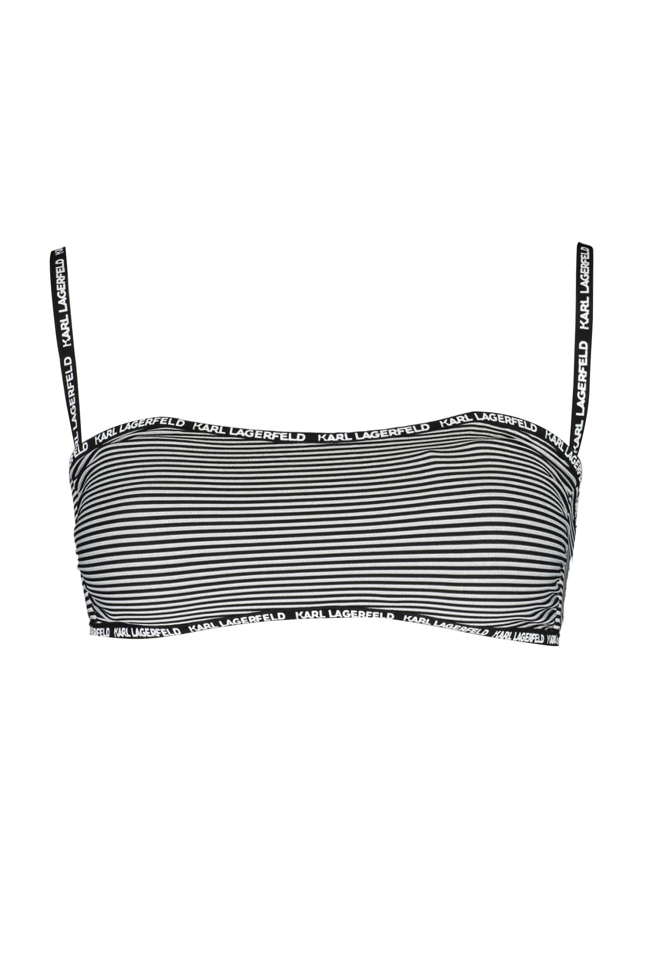 KARL LAGERFELD BEACHWEAR COSTUME PARTE SOPRA DONNA - Nero