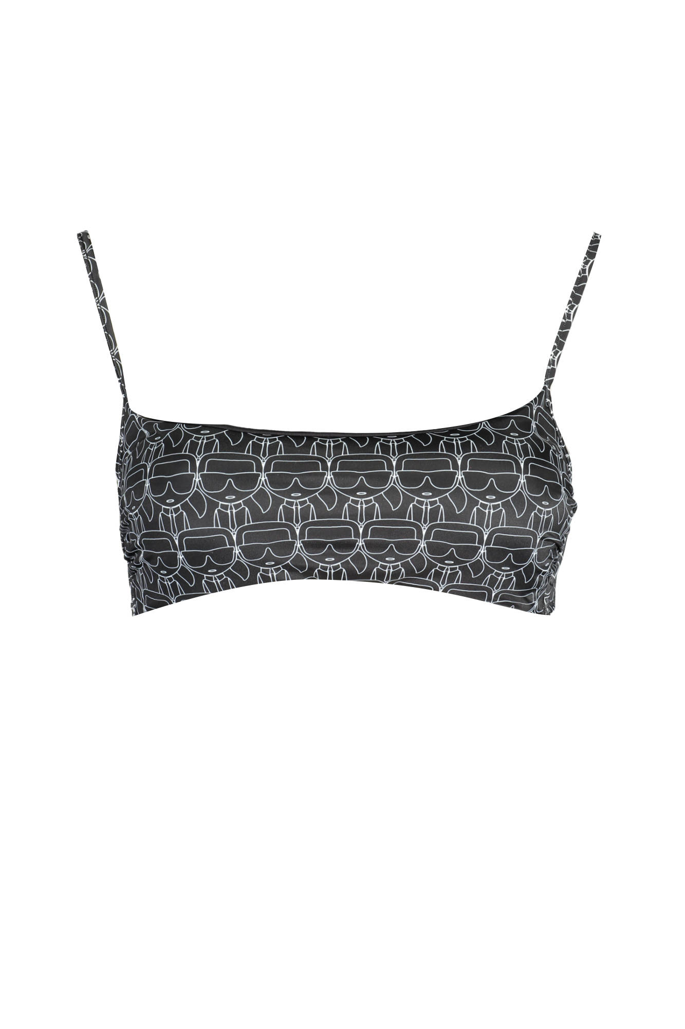 KARL LAGERFELD BEACHWEAR COSTUME PARTE SOPRA DONNA - Nero