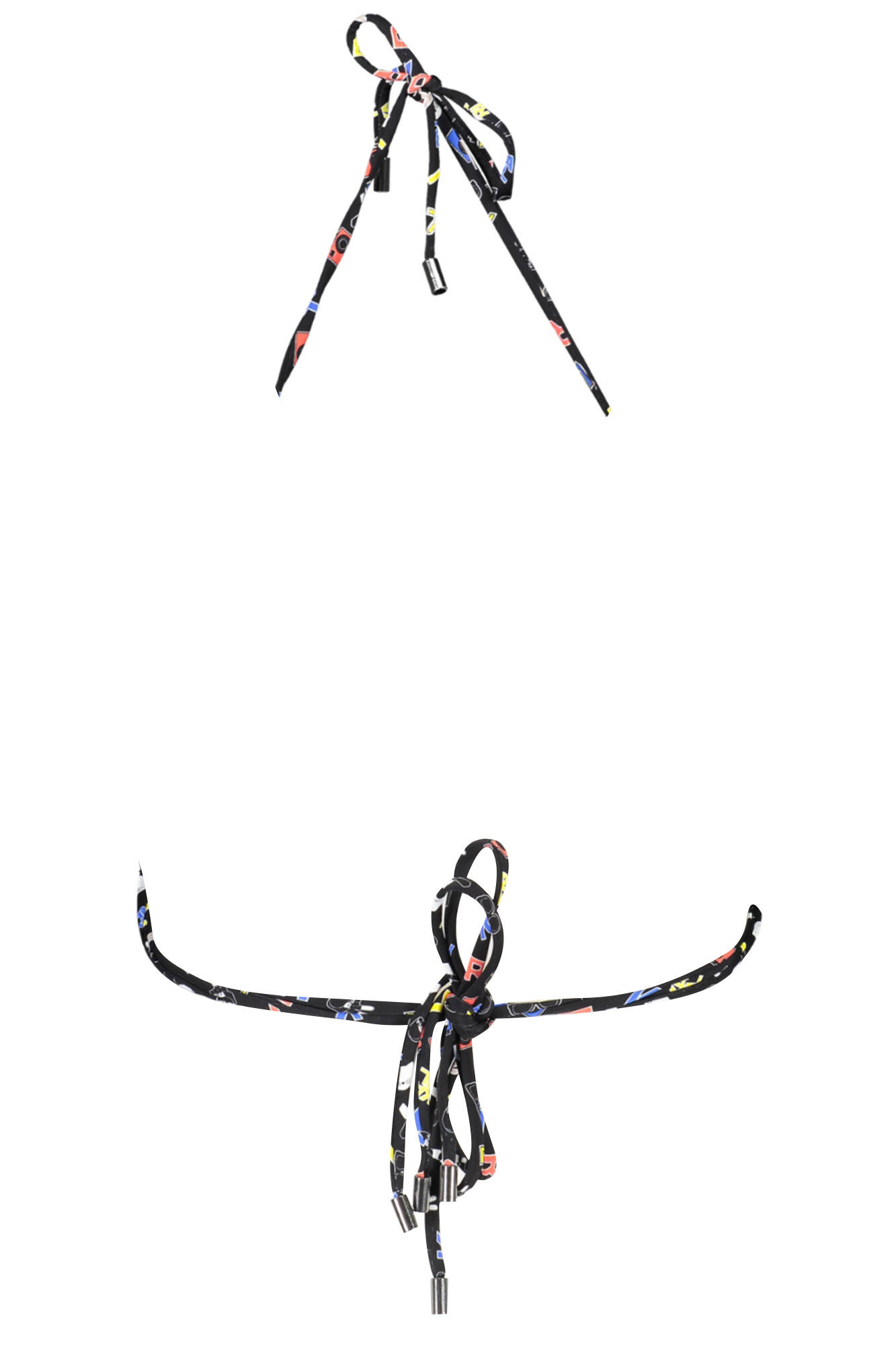 KARL LAGERFELD BEACHWEAR COSTUME PARTE SOPRA DONNA - Nero - immagine 2