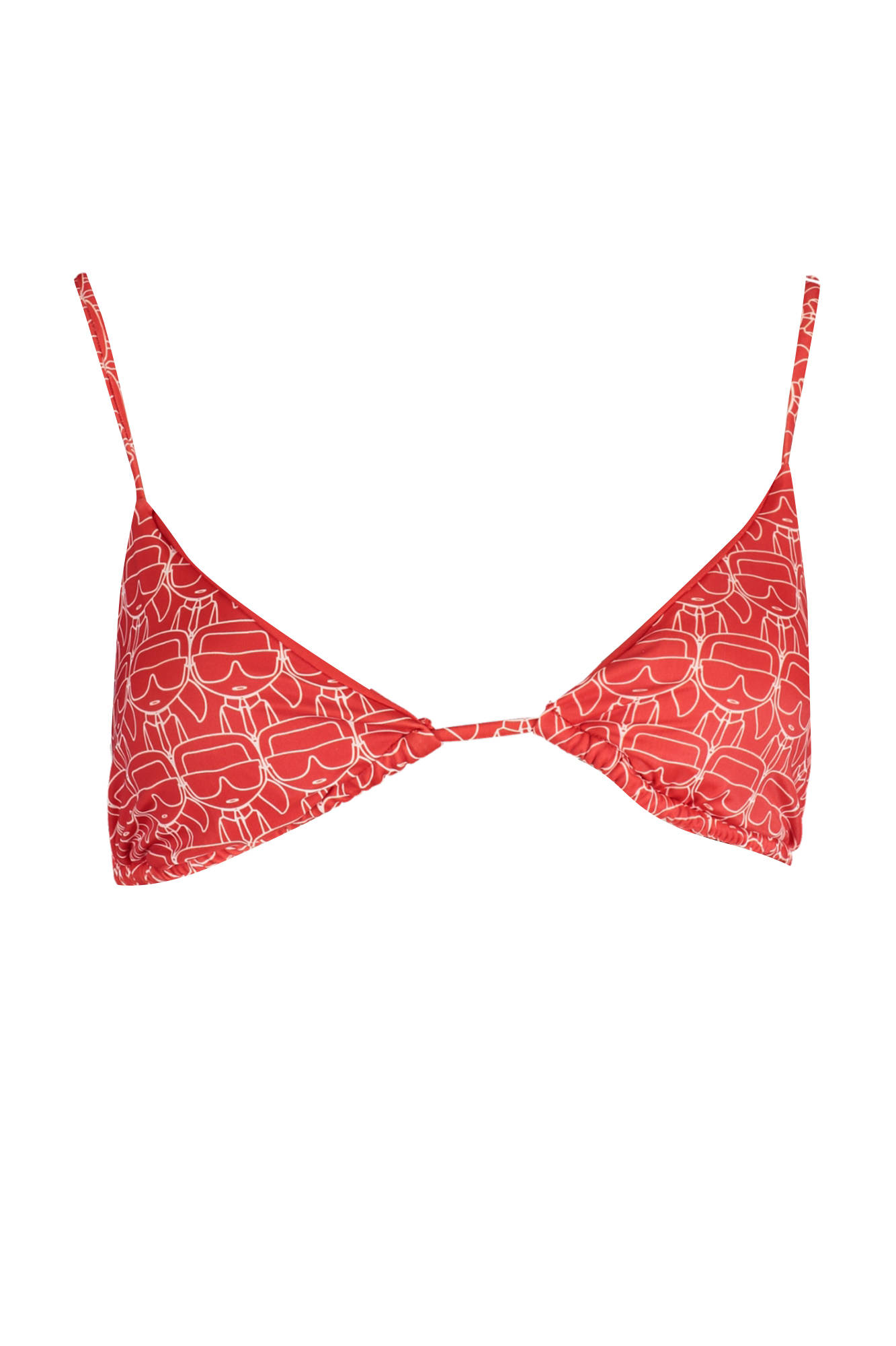 KARL LAGERFELD BEACHWEAR COSTUME PARTE SOPRA DONNA - Rosso
