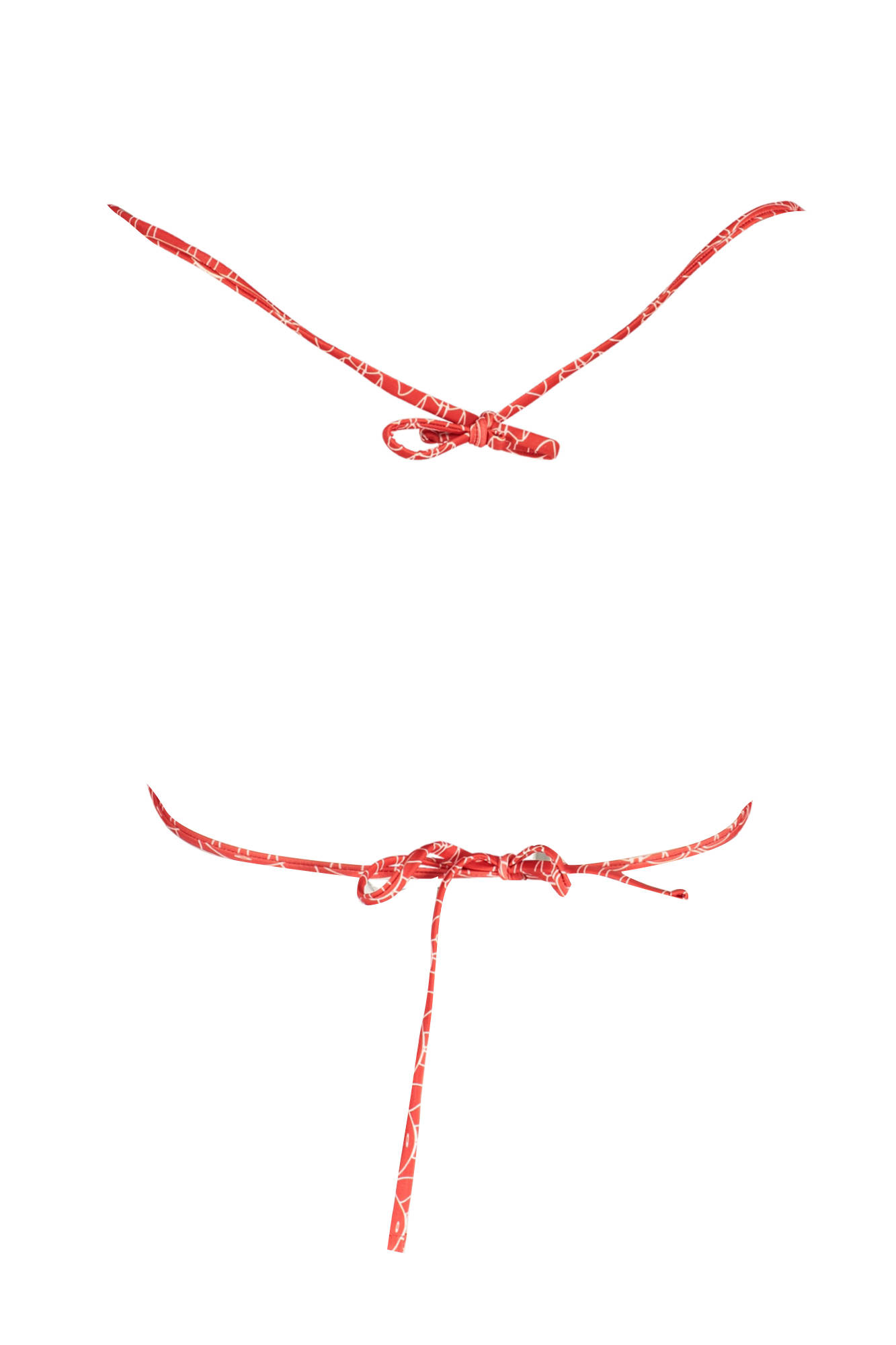 KARL LAGERFELD BEACHWEAR COSTUME PARTE SOPRA DONNA - Rosso - immagine 2
