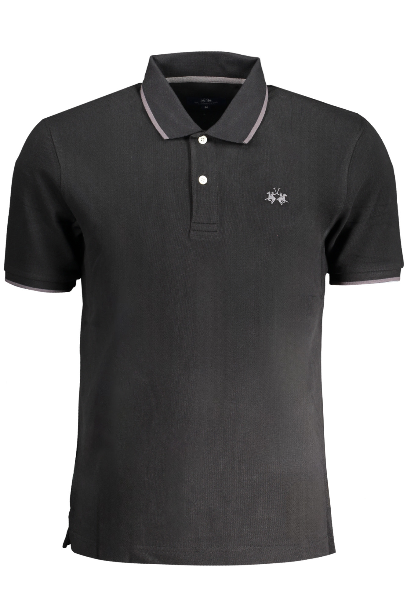 LA MARTINA POLO MANICHE CORTE UOMO - Nero