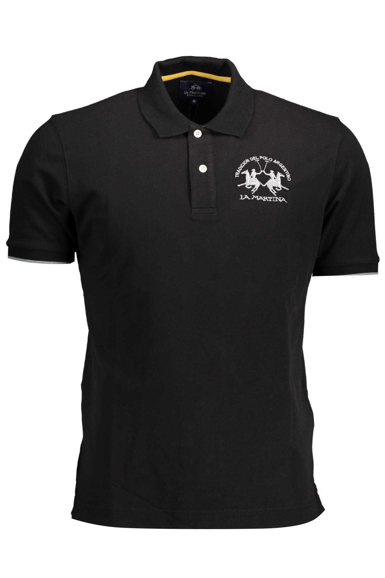 LA MARTINA POLO MANICHE CORTE UOMO - Nero
