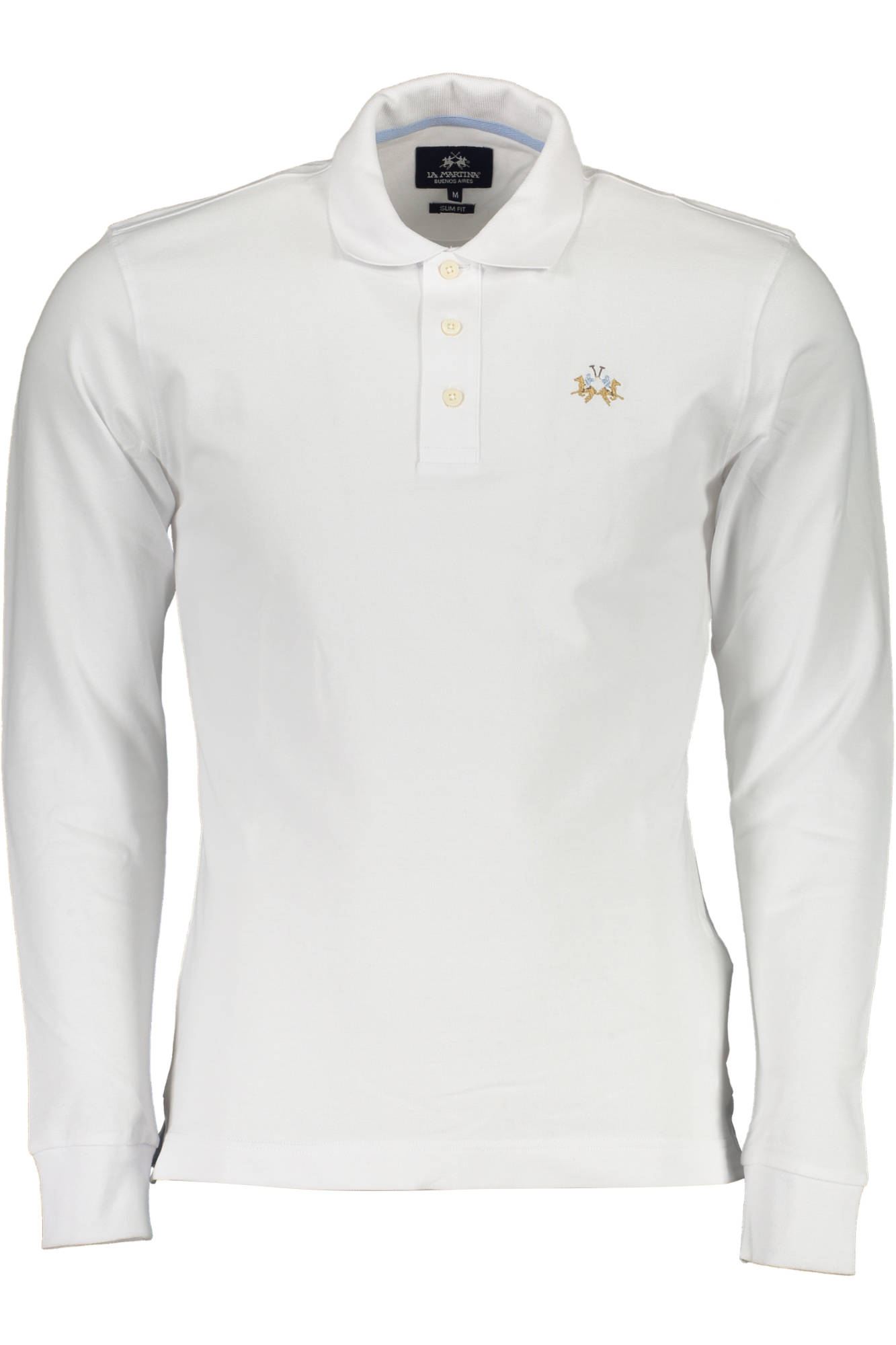 LA MARTINA POLO MANICHE LUNGHE UOMO - Bianco