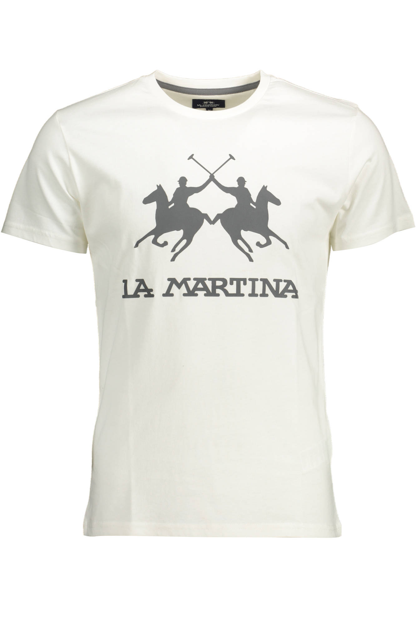 LA MARTINA T-SHIRT MANICHE CORTE UOMO - Bianco