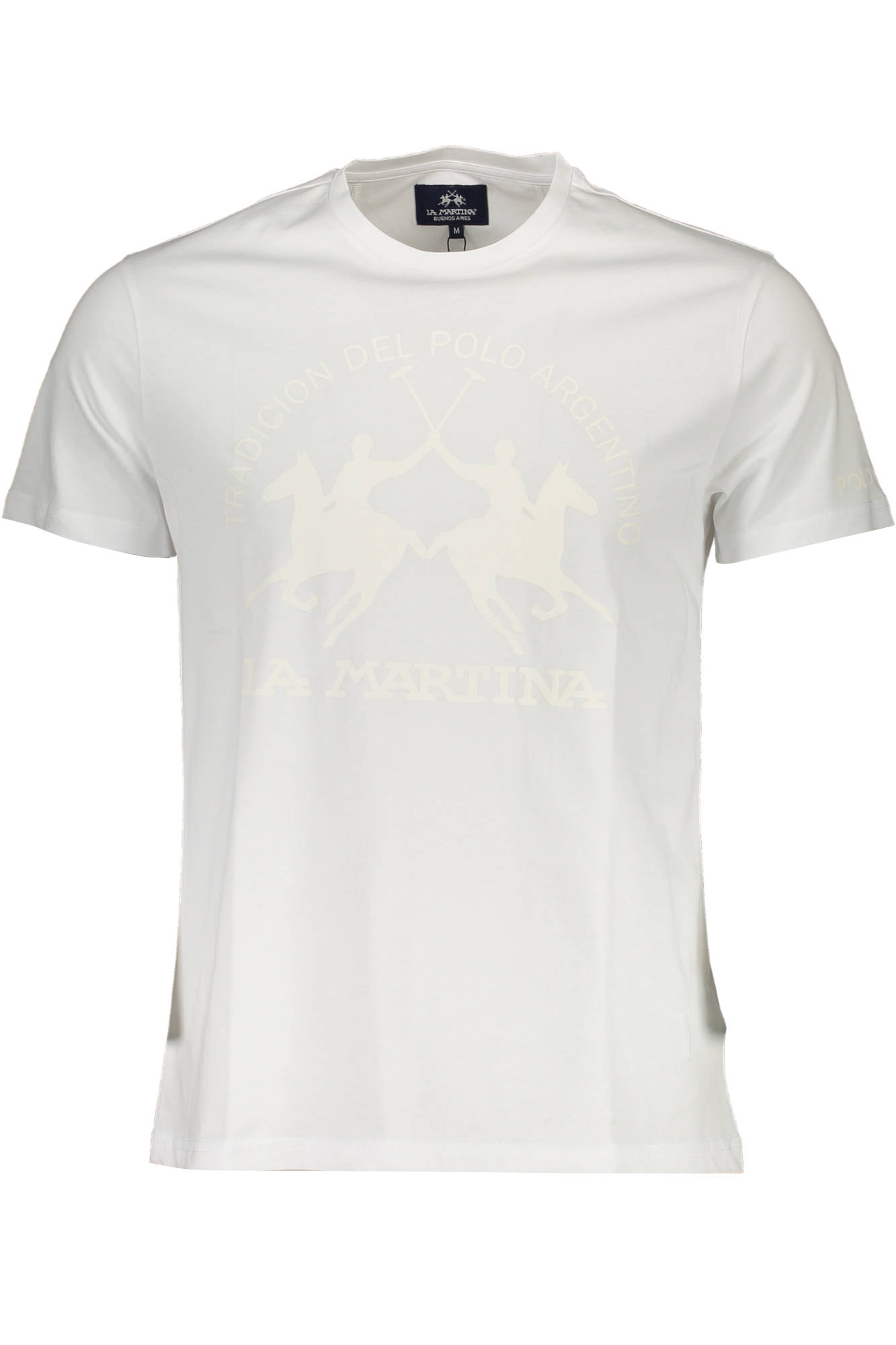 LA MARTINA T-SHIRT MANICHE CORTE UOMO - Bianco