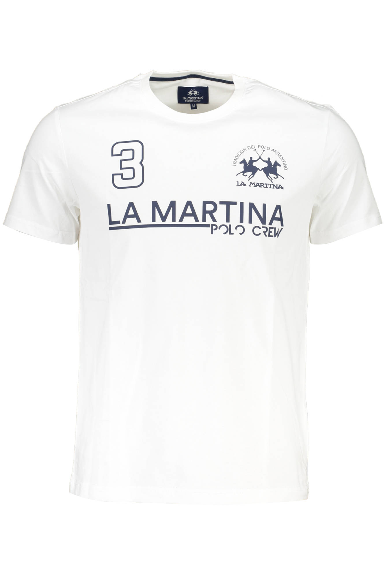 LA MARTINA T-SHIRT MANICHE CORTE UOMO - Bianco