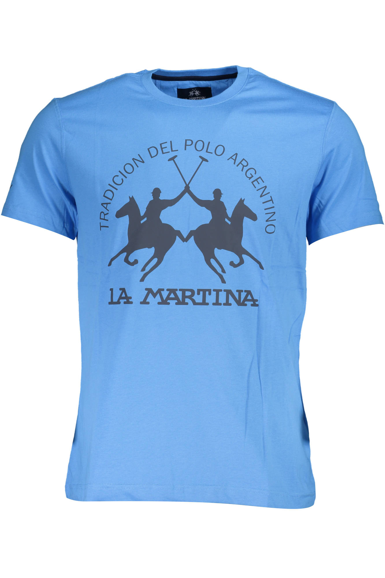 LA MARTINA T-SHIRT MANICHE CORTE UOMO - Blu