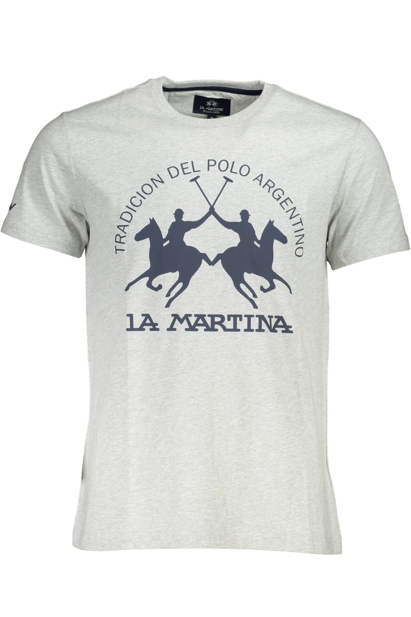 LA MARTINA T-SHIRT MANICHE CORTE UOMO - Grigio