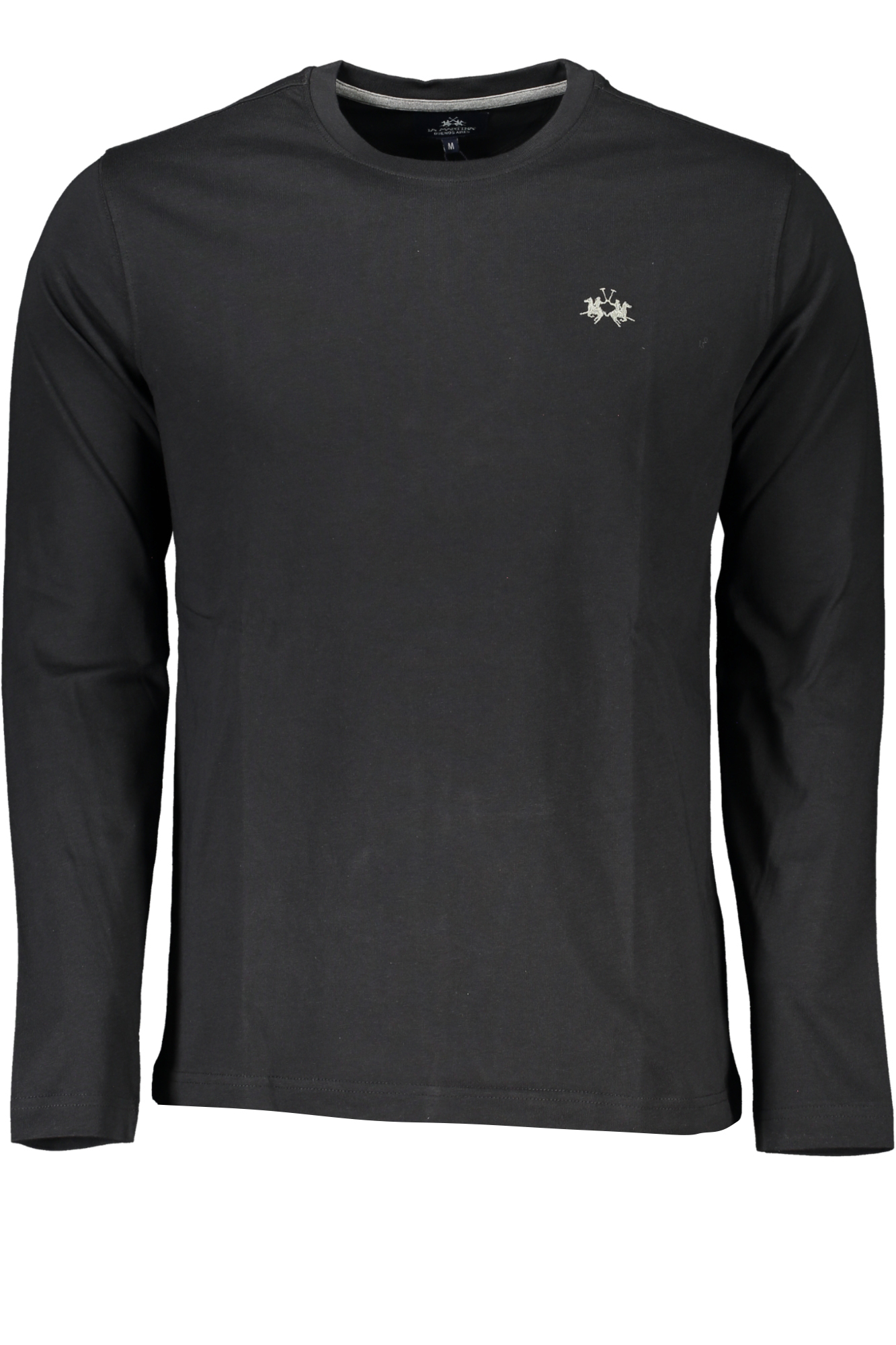 LA MARTINA T-SHIRT MANICHE LUNGHE UOMO - Nero