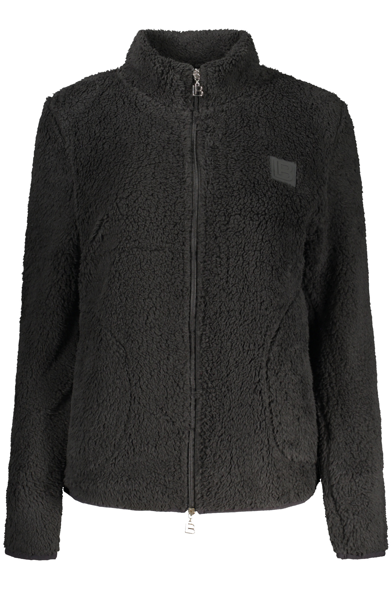LAURA BIAGIOTTI FELPA CON ZIP DONNA - Nero