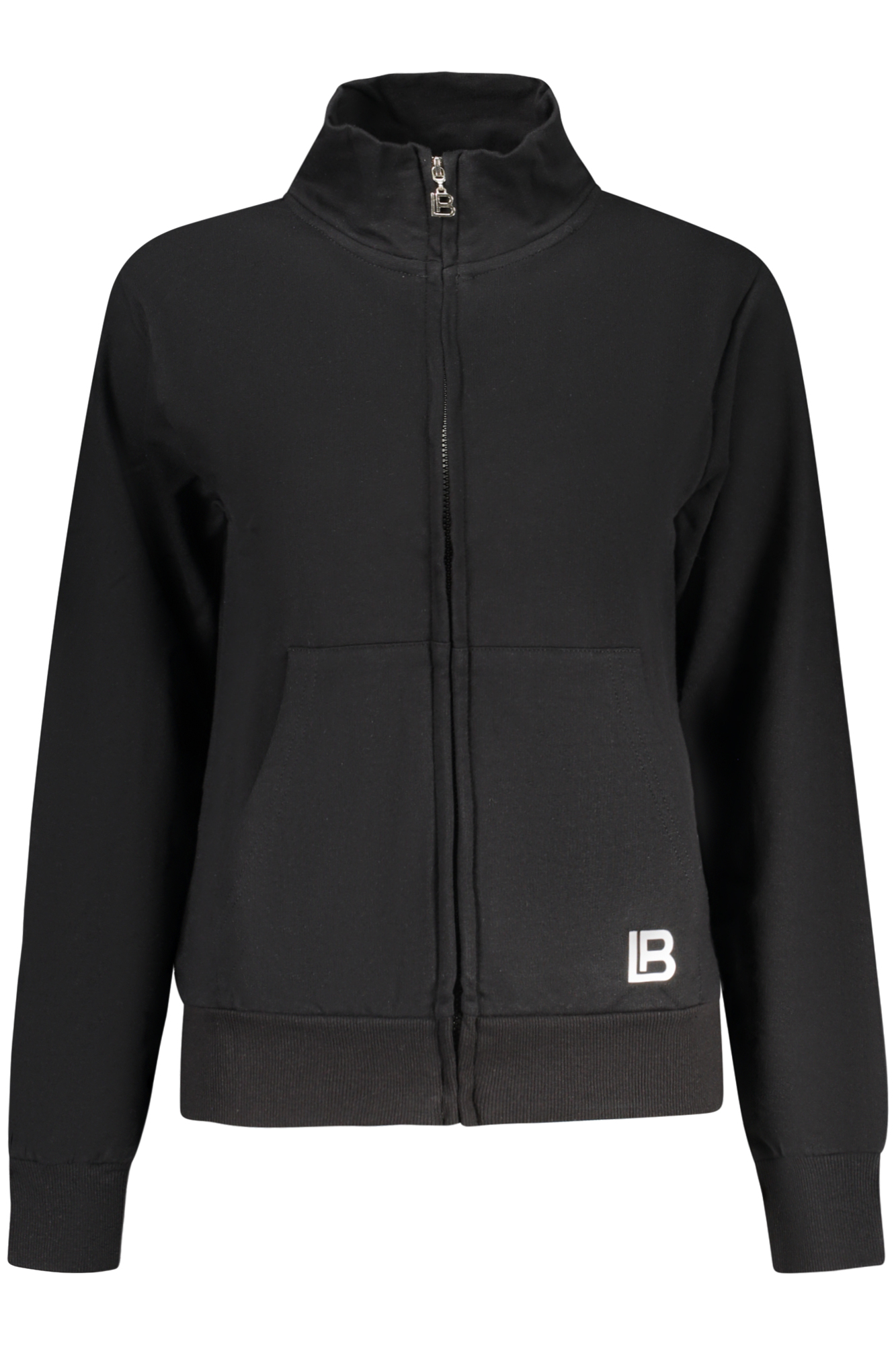 LAURA BIAGIOTTI FELPA CON ZIP DONNA - Nero