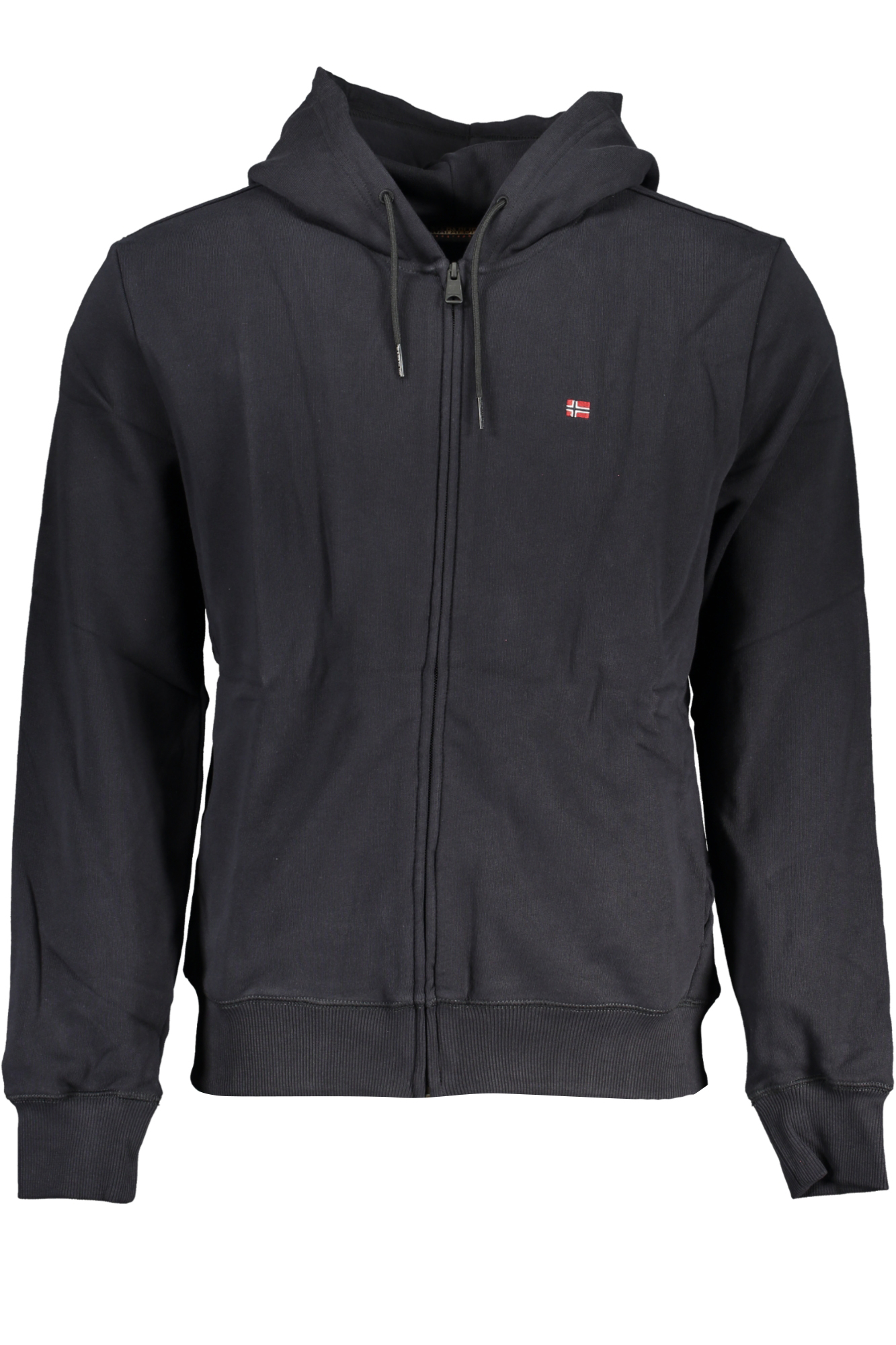 NAPAPIJRI FELPA CON ZIP UOMO - Nero