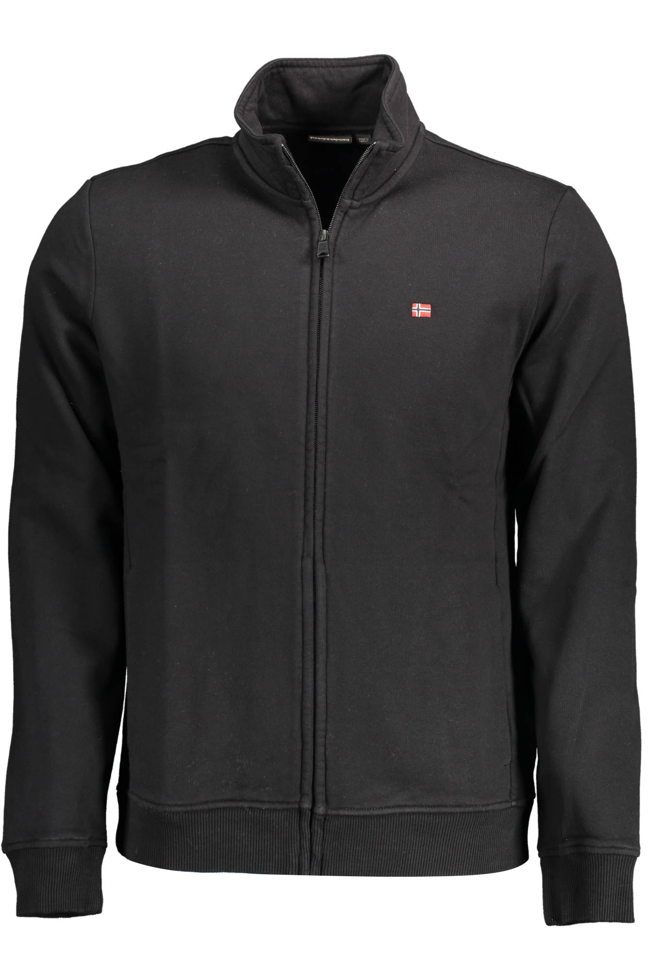 NAPAPIJRI FELPA CON ZIP UOMO - Nero