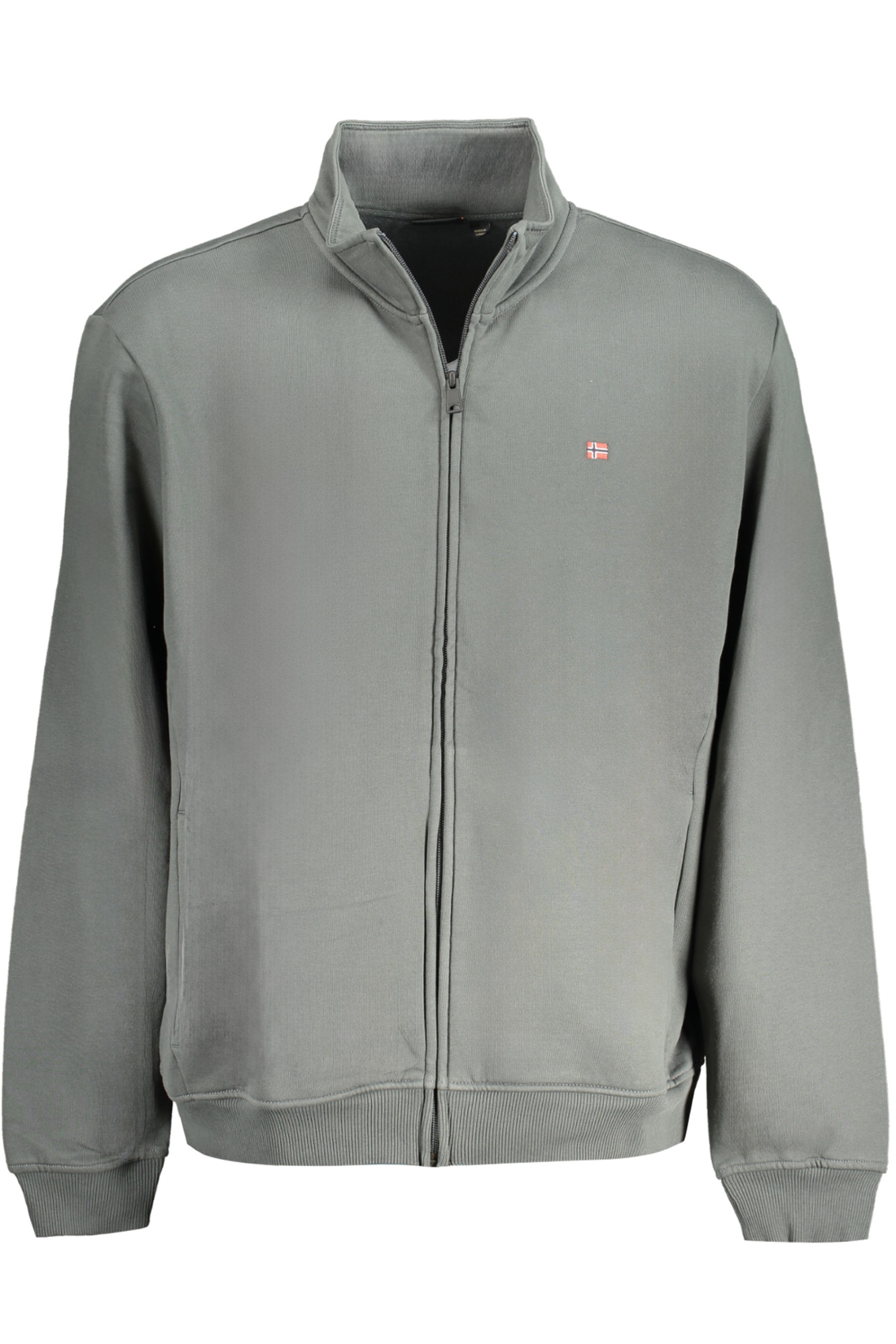 NAPAPIJRI FELPA CON ZIP UOMO - Verde