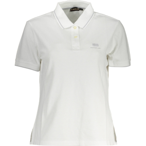 NAPAPIJRI POLO MANICHE CORTE DONNA - Bianco