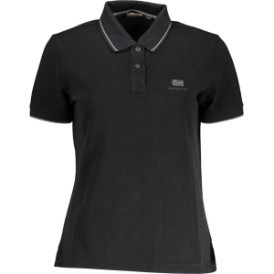 NAPAPIJRI POLO MANICHE CORTE DONNA - Nero