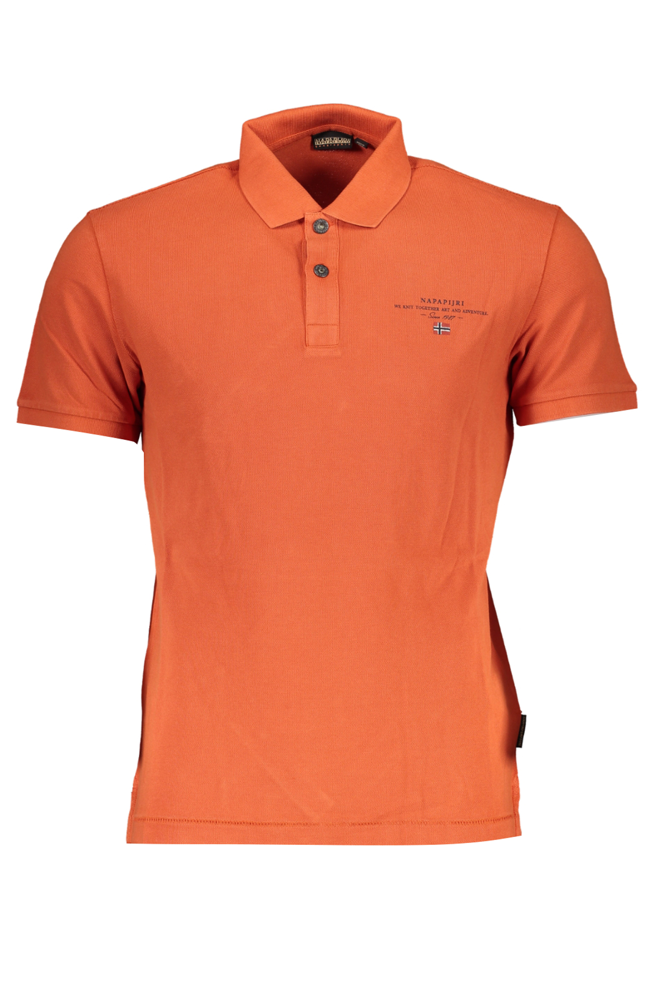 NAPAPIJRI POLO MANICHE CORTE UOMO - Arancione