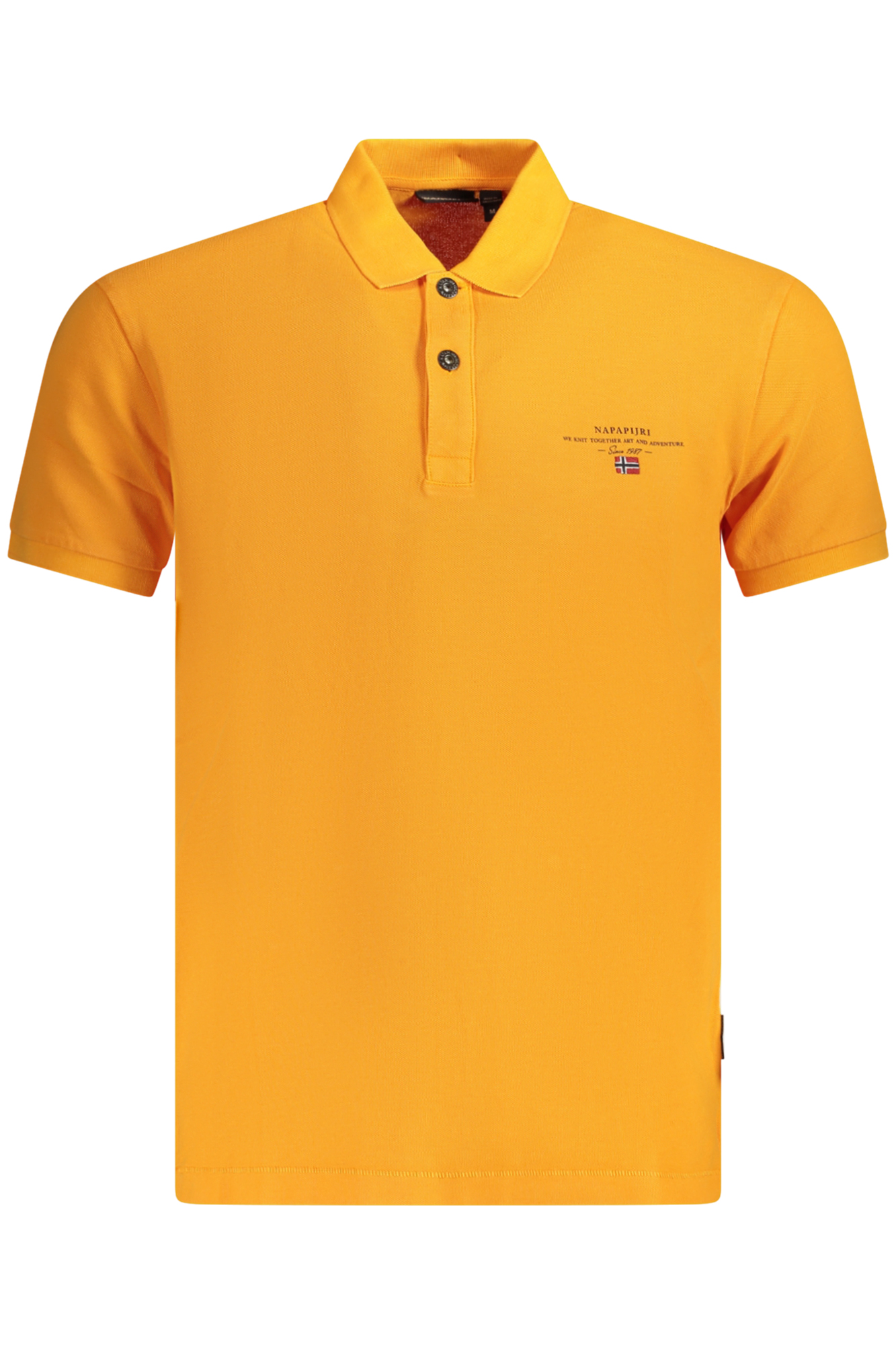 NAPAPIJRI POLO MANICHE CORTE UOMO - Arancione