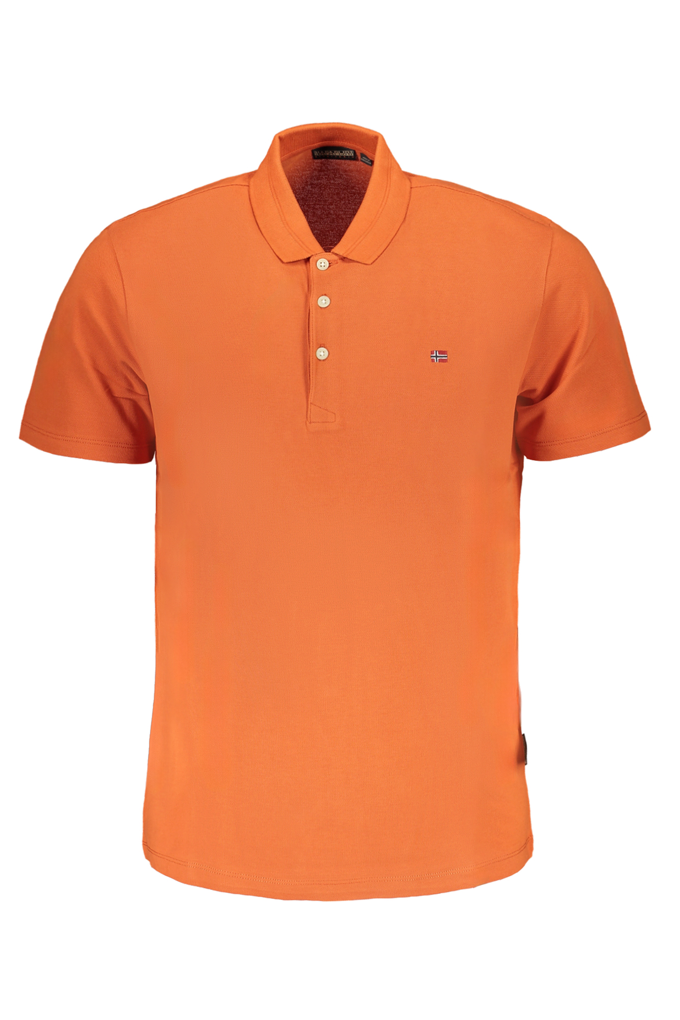NAPAPIJRI POLO MANICHE CORTE UOMO - Arancione