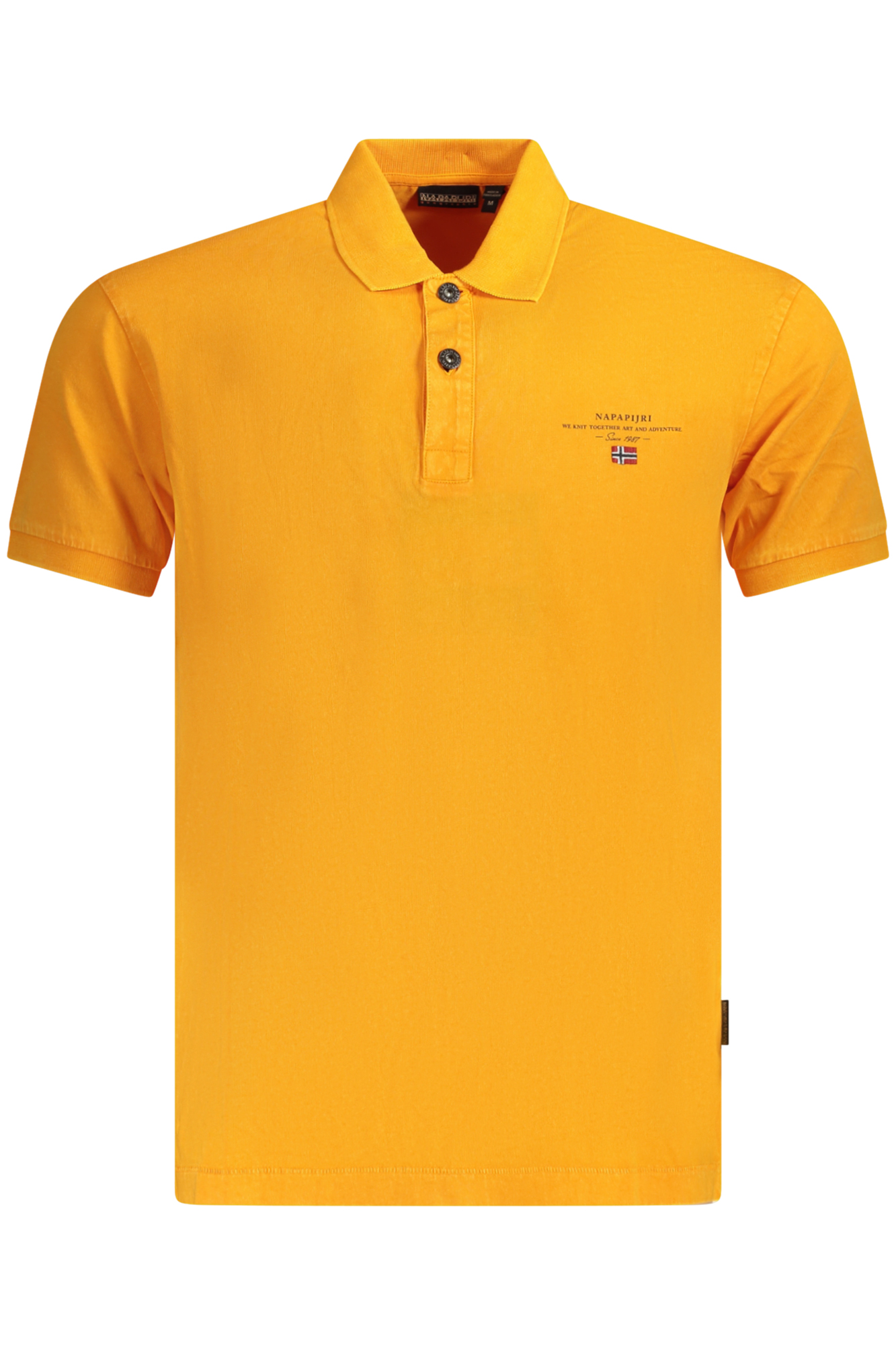 NAPAPIJRI POLO MANICHE CORTE UOMO - Arancione