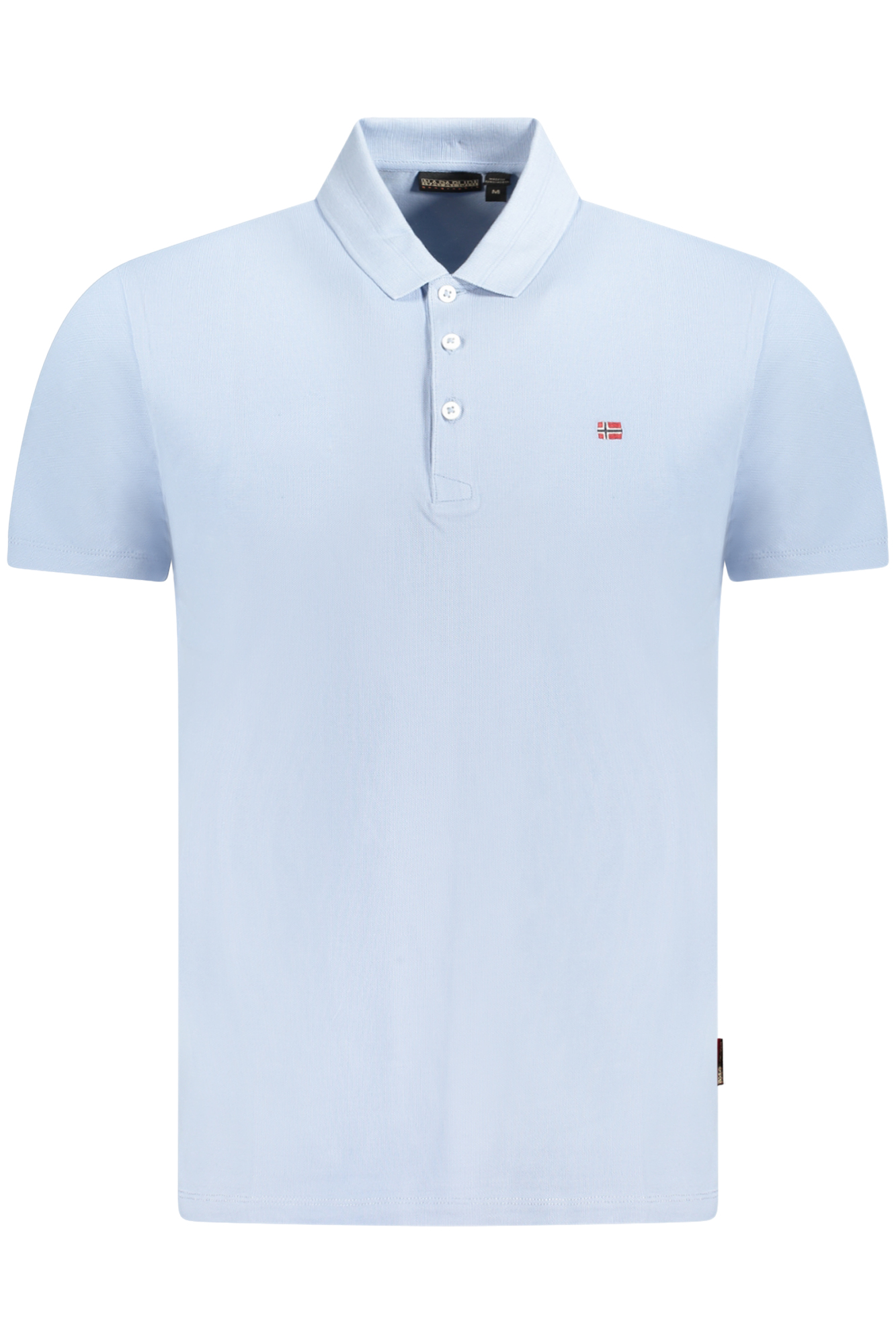 NAPAPIJRI POLO MANICHE CORTE UOMO - Azzurro