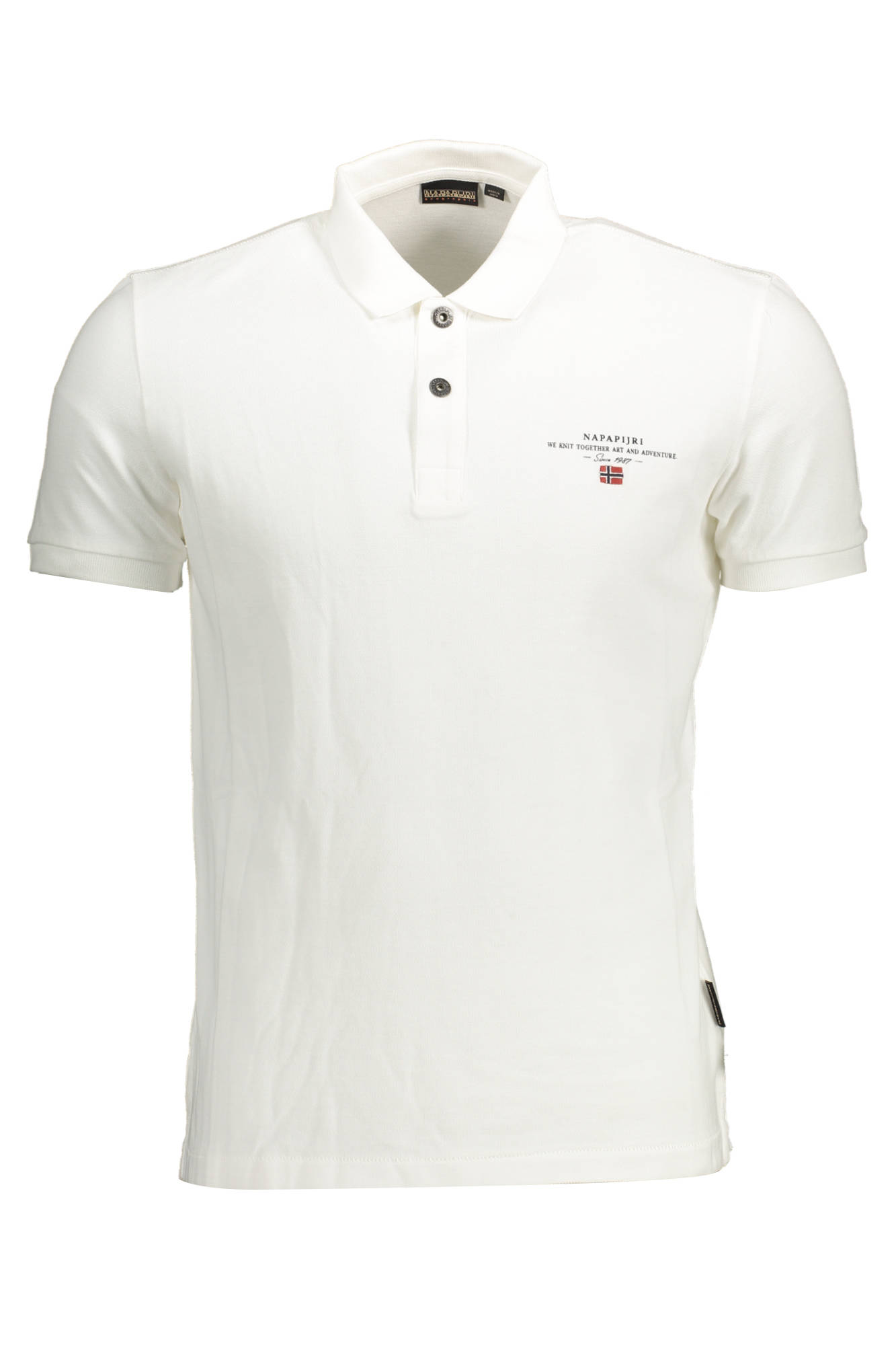 NAPAPIJRI POLO MANICHE CORTE UOMO - Bianco