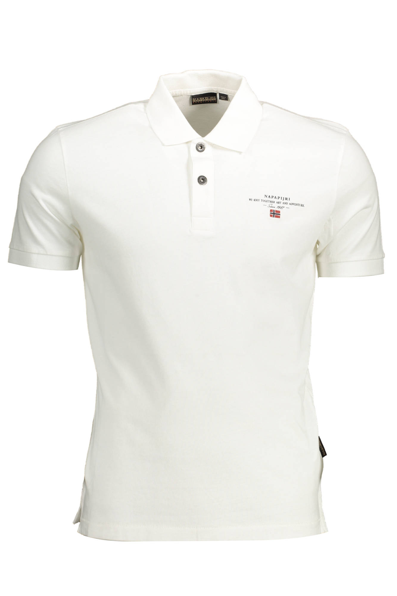 NAPAPIJRI POLO MANICHE CORTE UOMO - Bianco