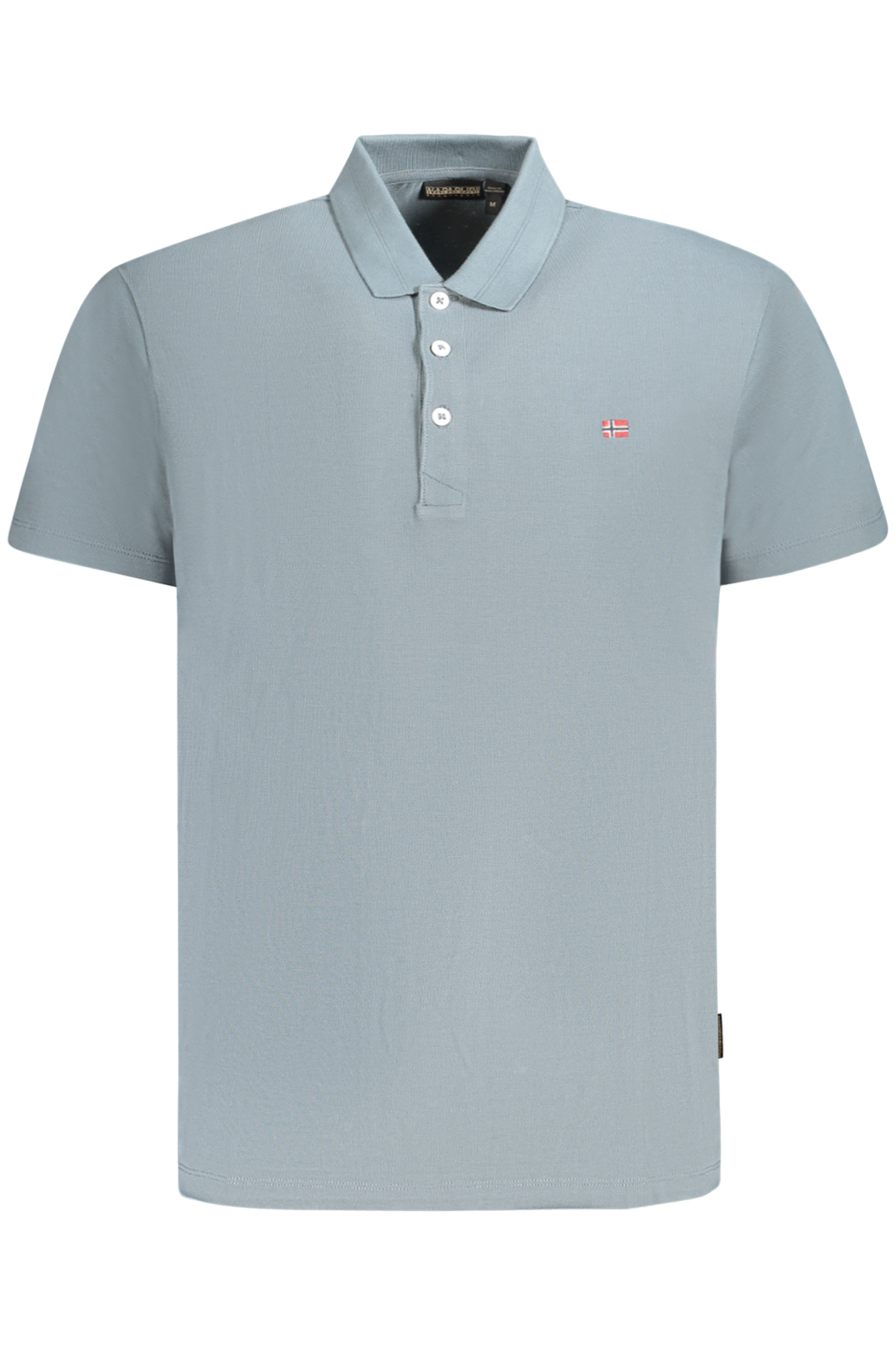 NAPAPIJRI POLO MANICHE CORTE UOMO - Grigio