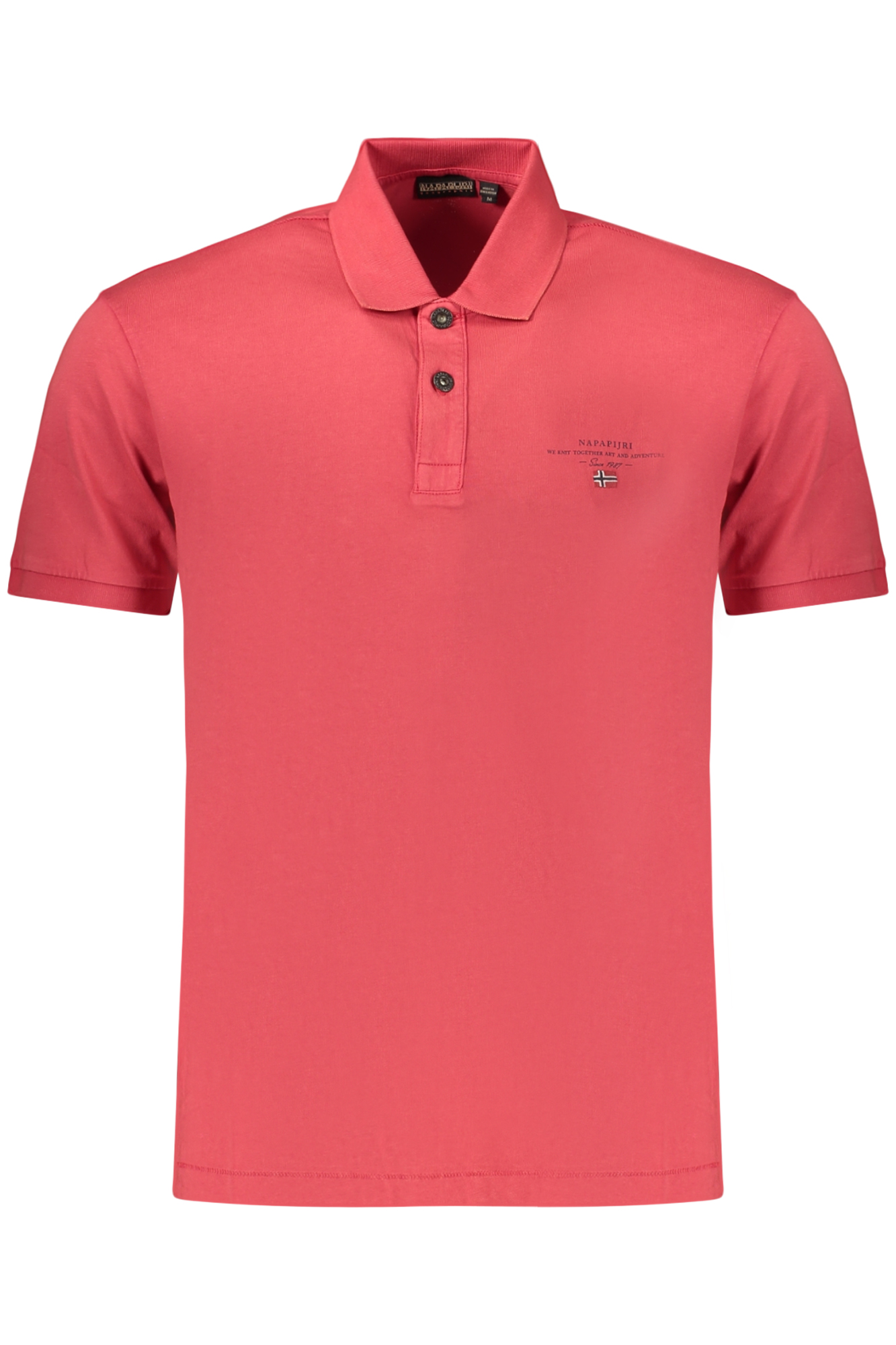 NAPAPIJRI POLO MANICHE CORTE UOMO - Rosso