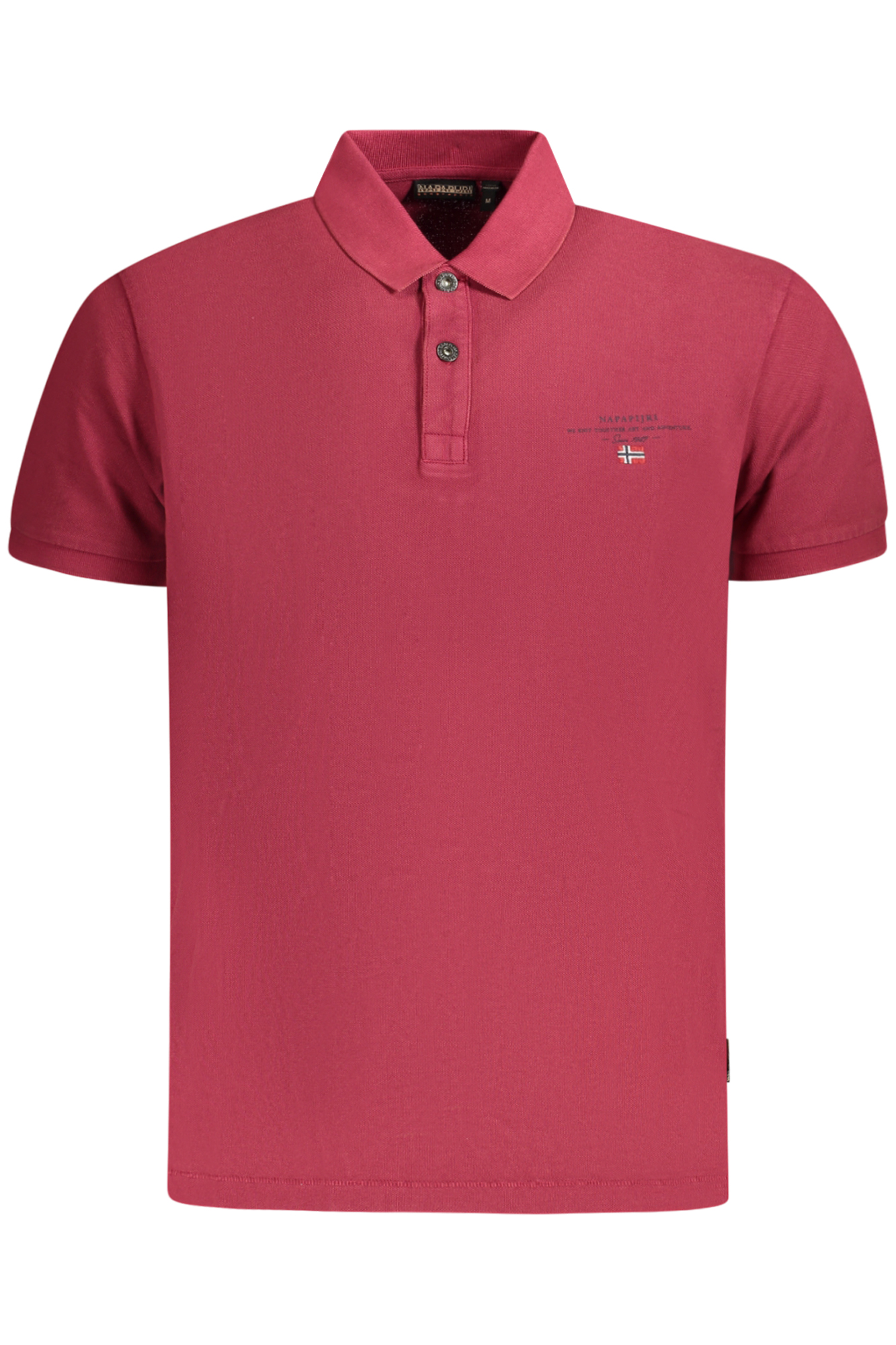 NAPAPIJRI POLO MANICHE CORTE UOMO - Rosso