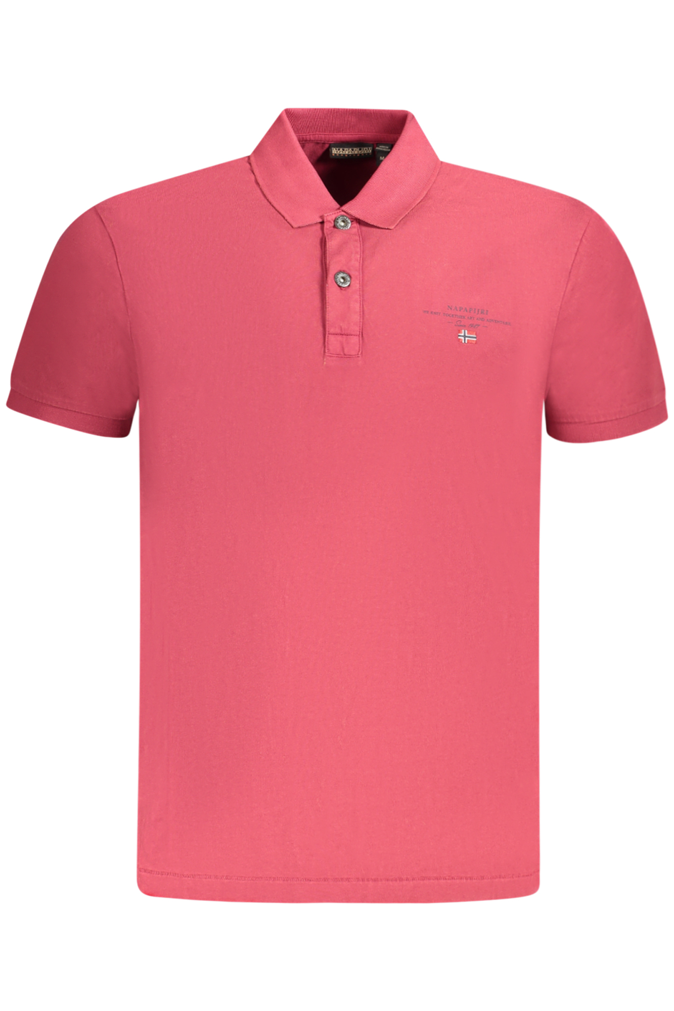 NAPAPIJRI POLO MANICHE CORTE UOMO - Rosso