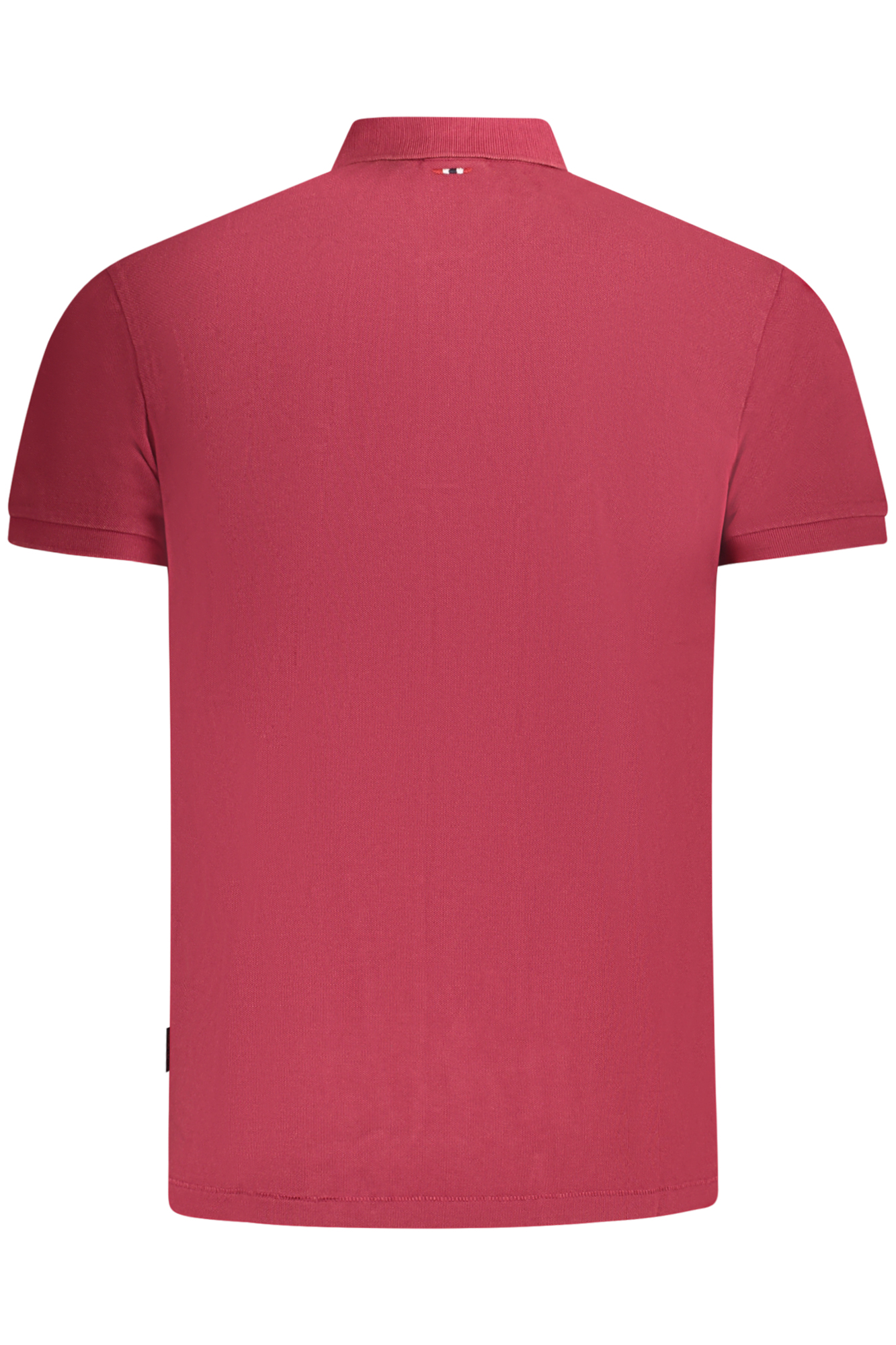 NAPAPIJRI POLO MANICHE CORTE UOMO - Rosso - immagine 2