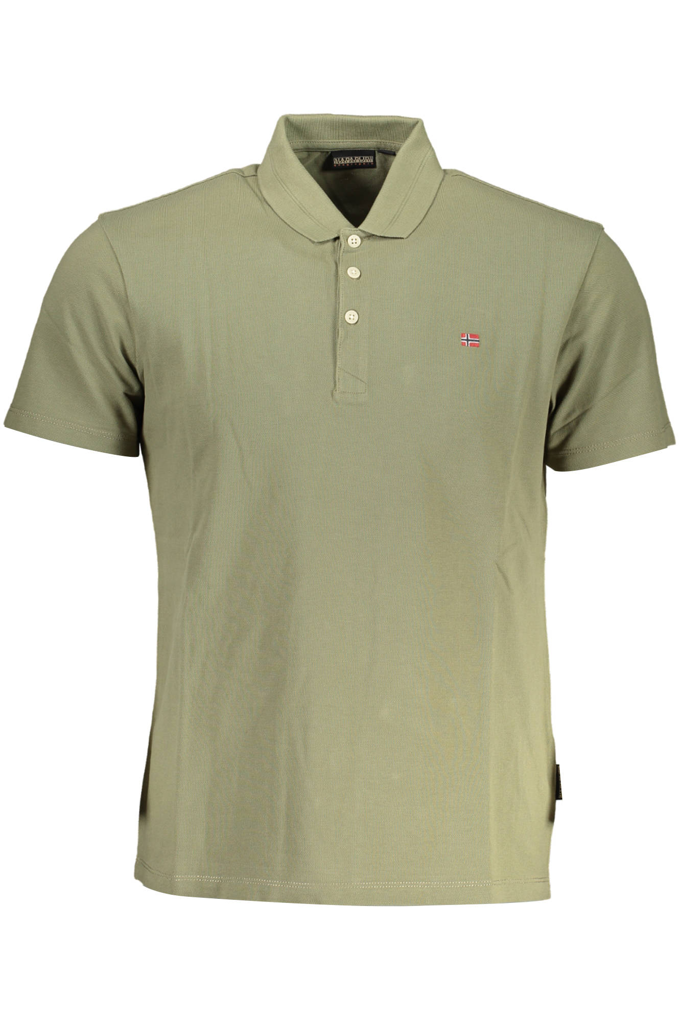 NAPAPIJRI POLO MANICHE CORTE UOMO - Verde