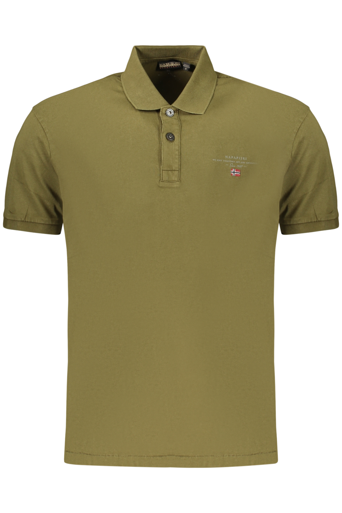 NAPAPIJRI POLO MANICHE CORTE UOMO - Verde
