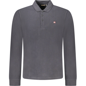 NAPAPIJRI POLO MANICHE LUNGHE UOMO - Nero