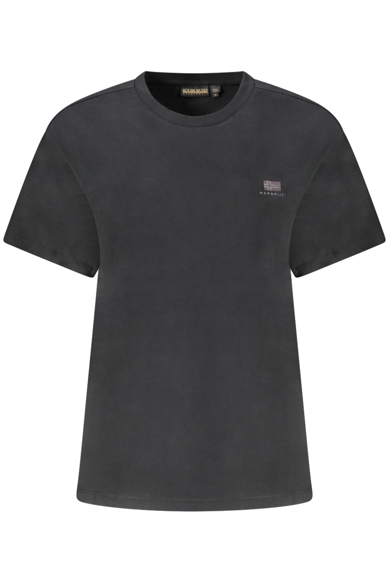 NAPAPIJRI T-SHIRT MANICHE CORTE DONNA - Nero