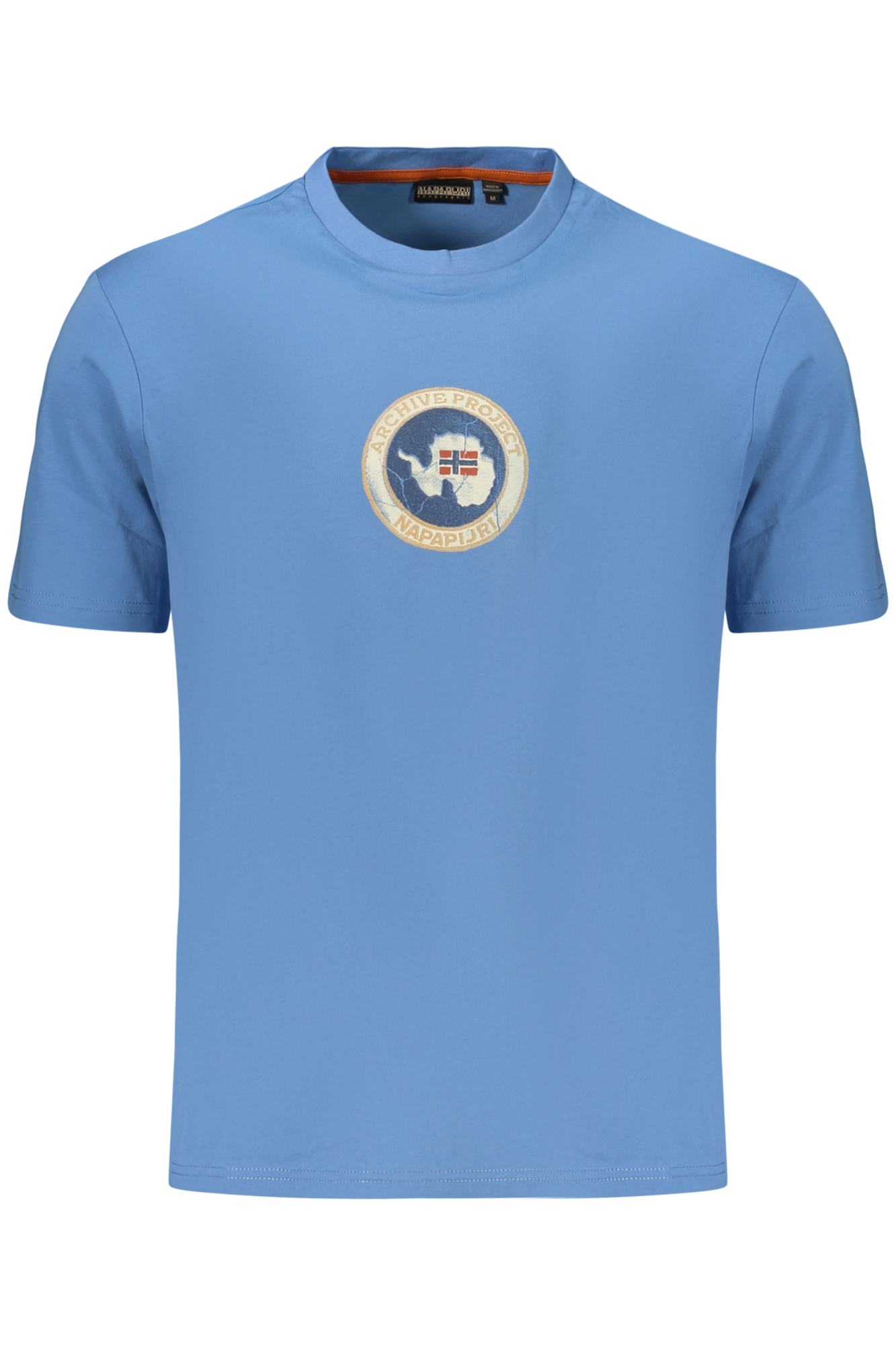 NAPAPIJRI T-SHIRT MANICHE CORTE UOMO - Azzurro