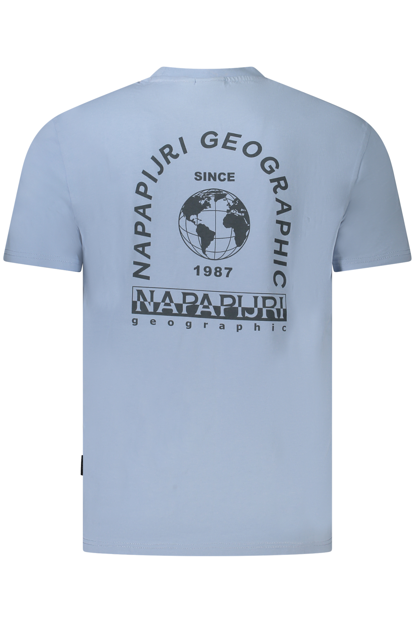 NAPAPIJRI T-SHIRT MANICHE CORTE UOMO - Azzurro - immagine 2