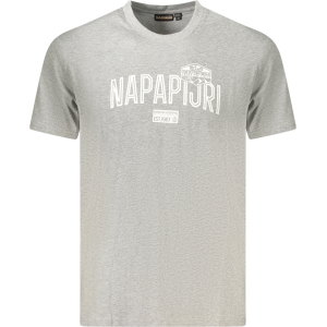 NAPAPIJRI T-SHIRT MANICHE CORTE UOMO - Grigio